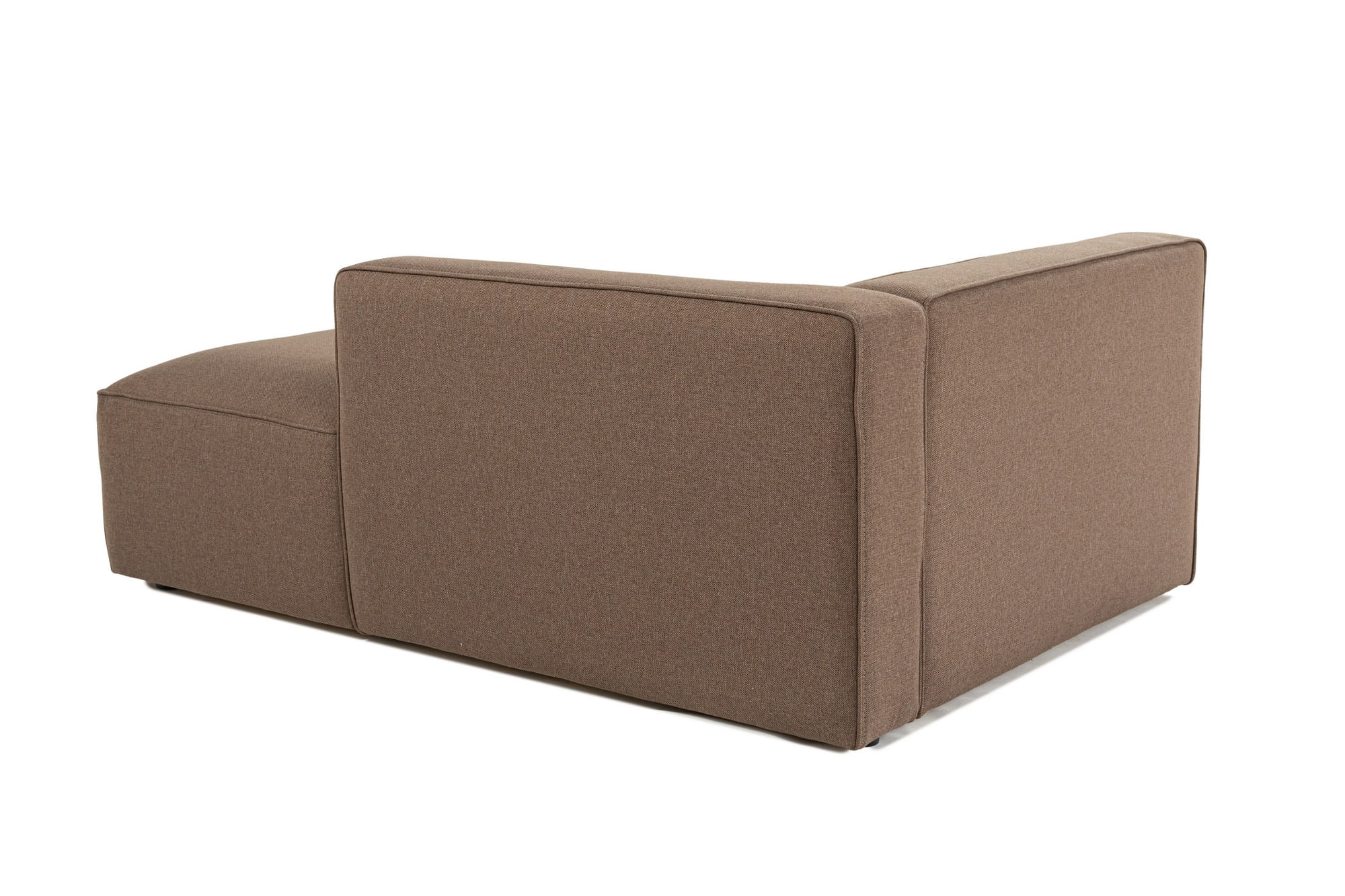 Canapea 1 loc, Atelier Del Sofa, tesatura texturata, maro, 120x69x180 cm — imaginea 7