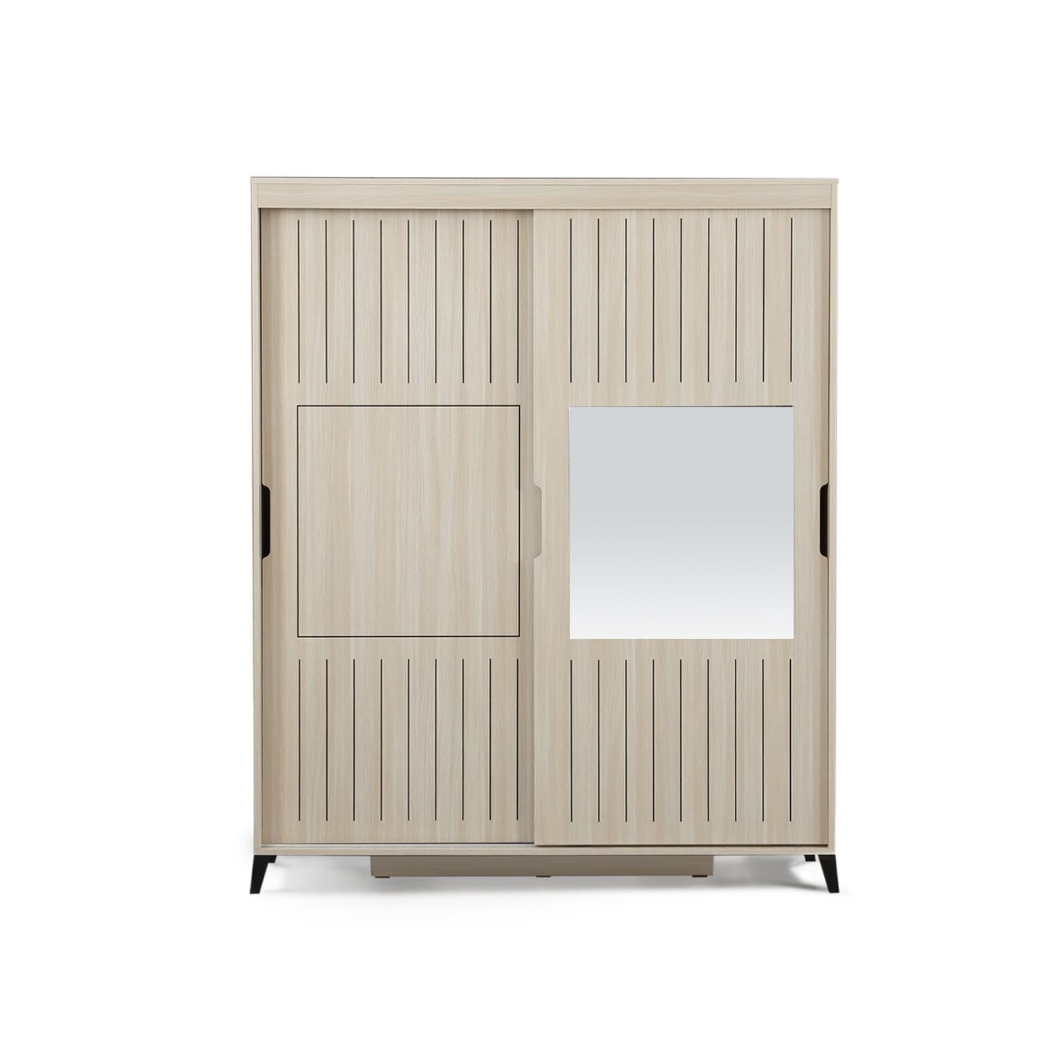 Sifonier, Hanah Home, pal melaminat, stejar, 160x216x60 cm — imaginea 2