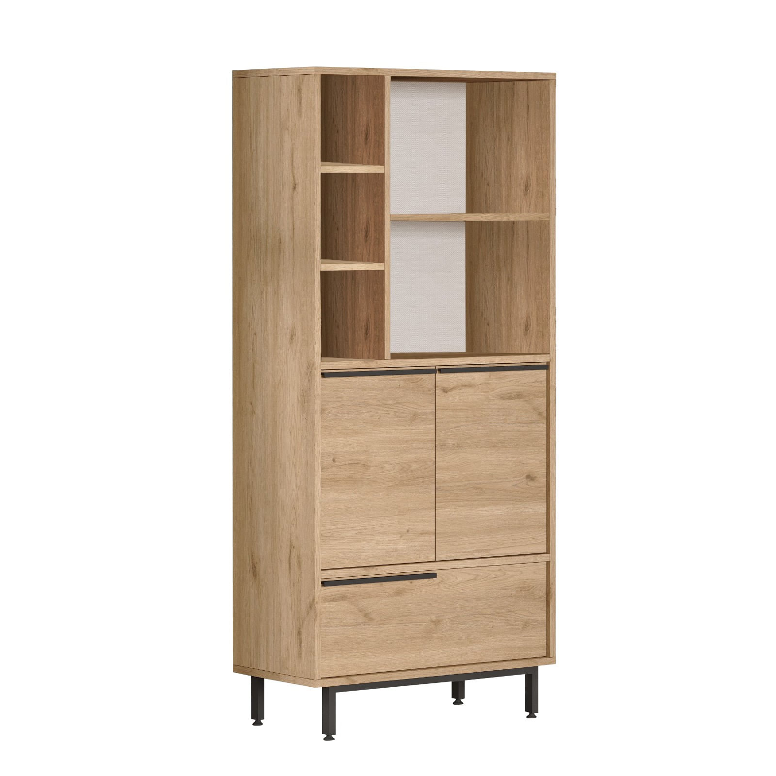 Dulap bucatarie, Hanah Home, pal melaminat, nuc, 74.8x35.5x161.6 cm — imaginea 5