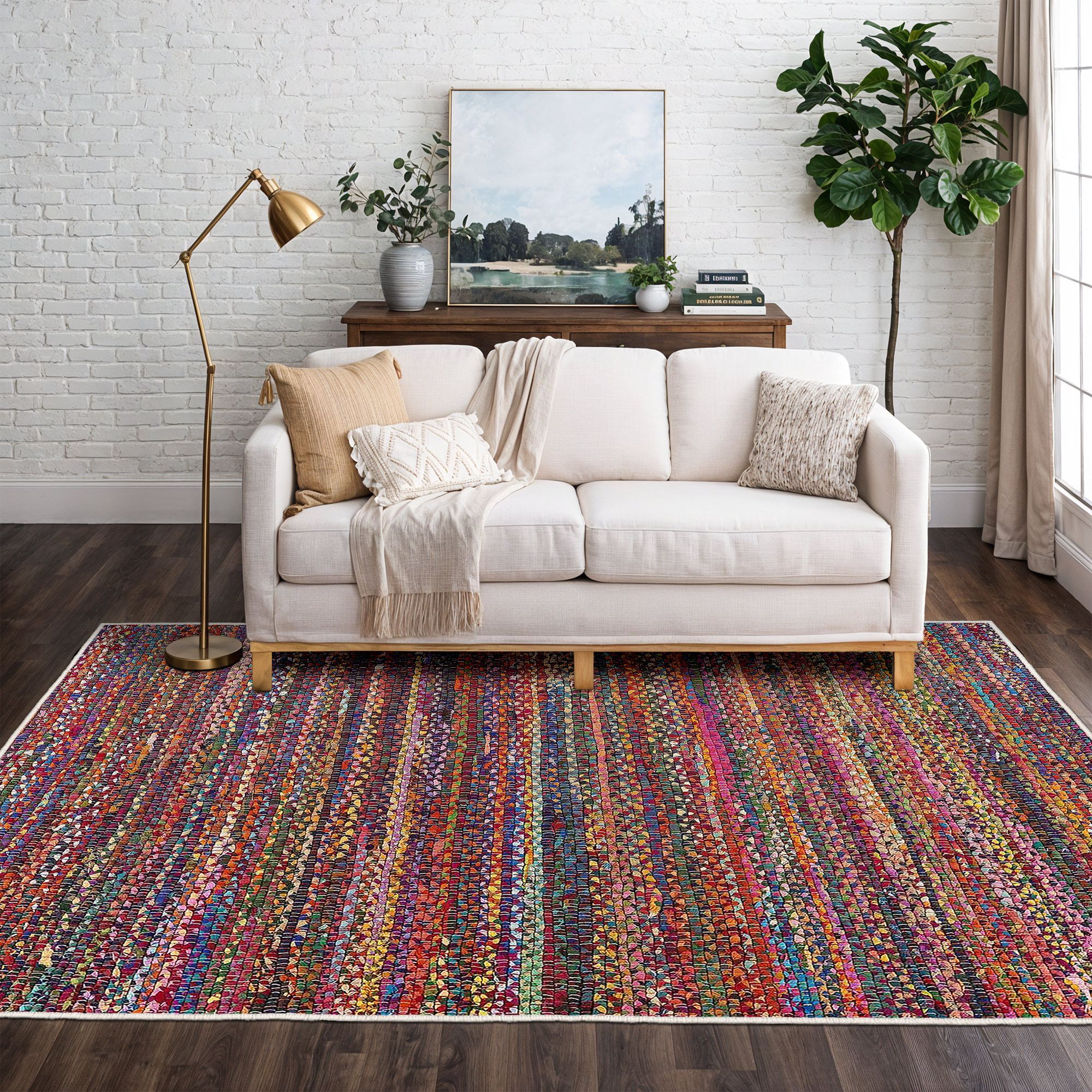 Covor, Conceptum Hypnose, multicolor, 160x230 cm, 100% poliester, antiderapant, 213HFT1708