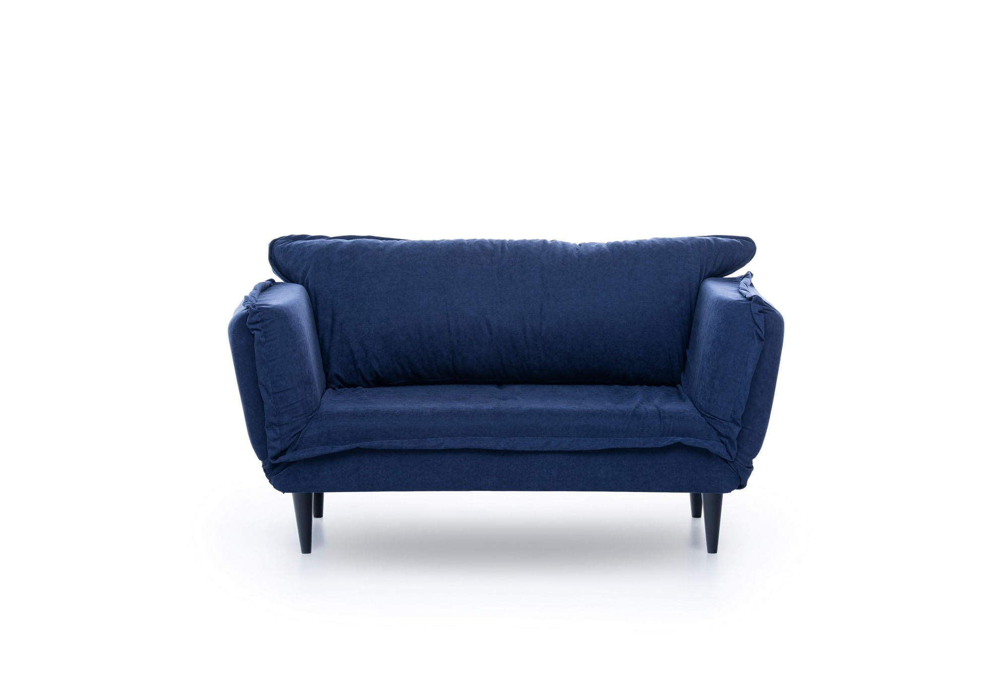 Canapea extensibila, Hanah Home, stofa in, albastru marin, 200x70 cm — imaginea 4