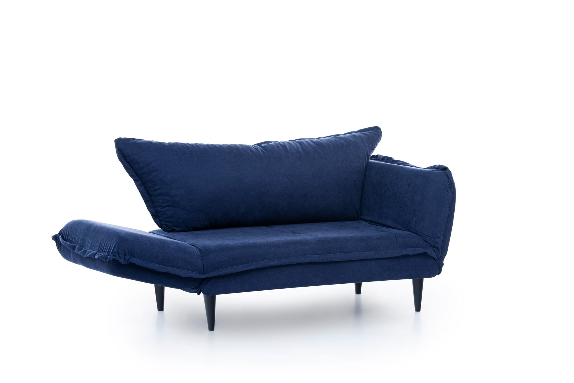Canapea extensibila, Hanah Home, stofa in, albastru marin, 200x70 cm — imaginea 6