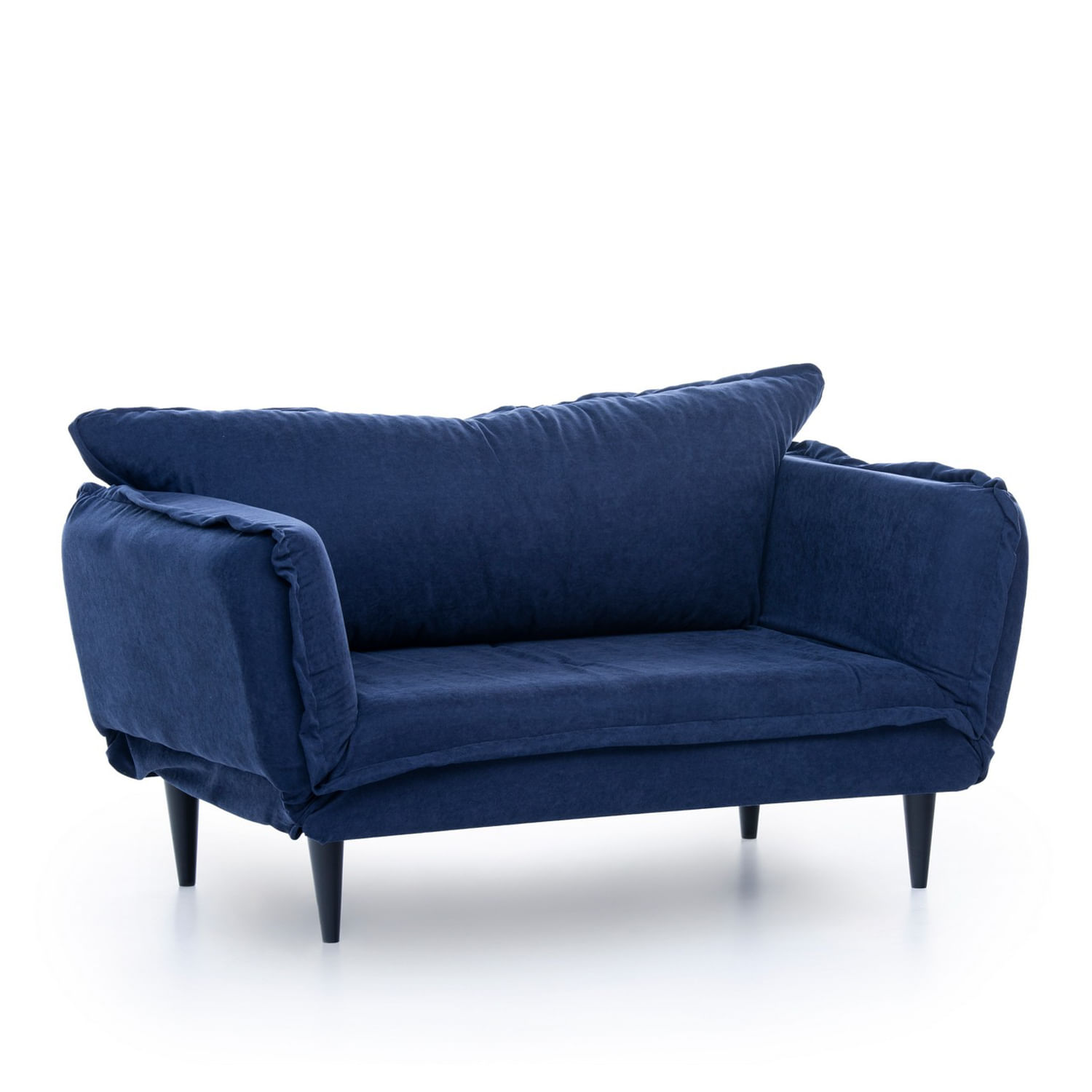 Canapea extensibila, Hanah Home, stofa in, albastru marin, 200x70 cm — imaginea 9