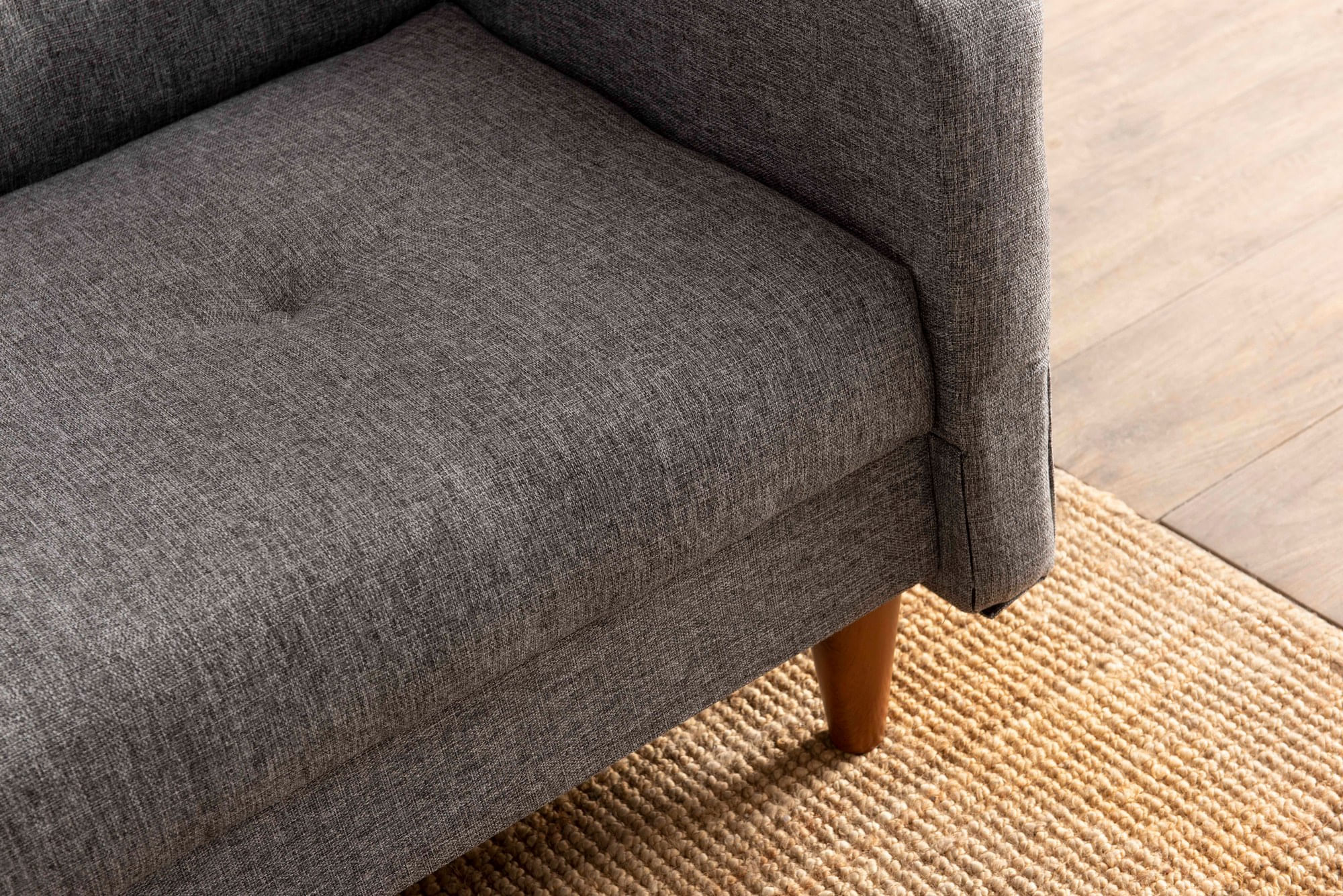 Canapea extensibila, Atelier Del Sofa, metal, gri deschis, 200x83x55 cm — imaginea 3