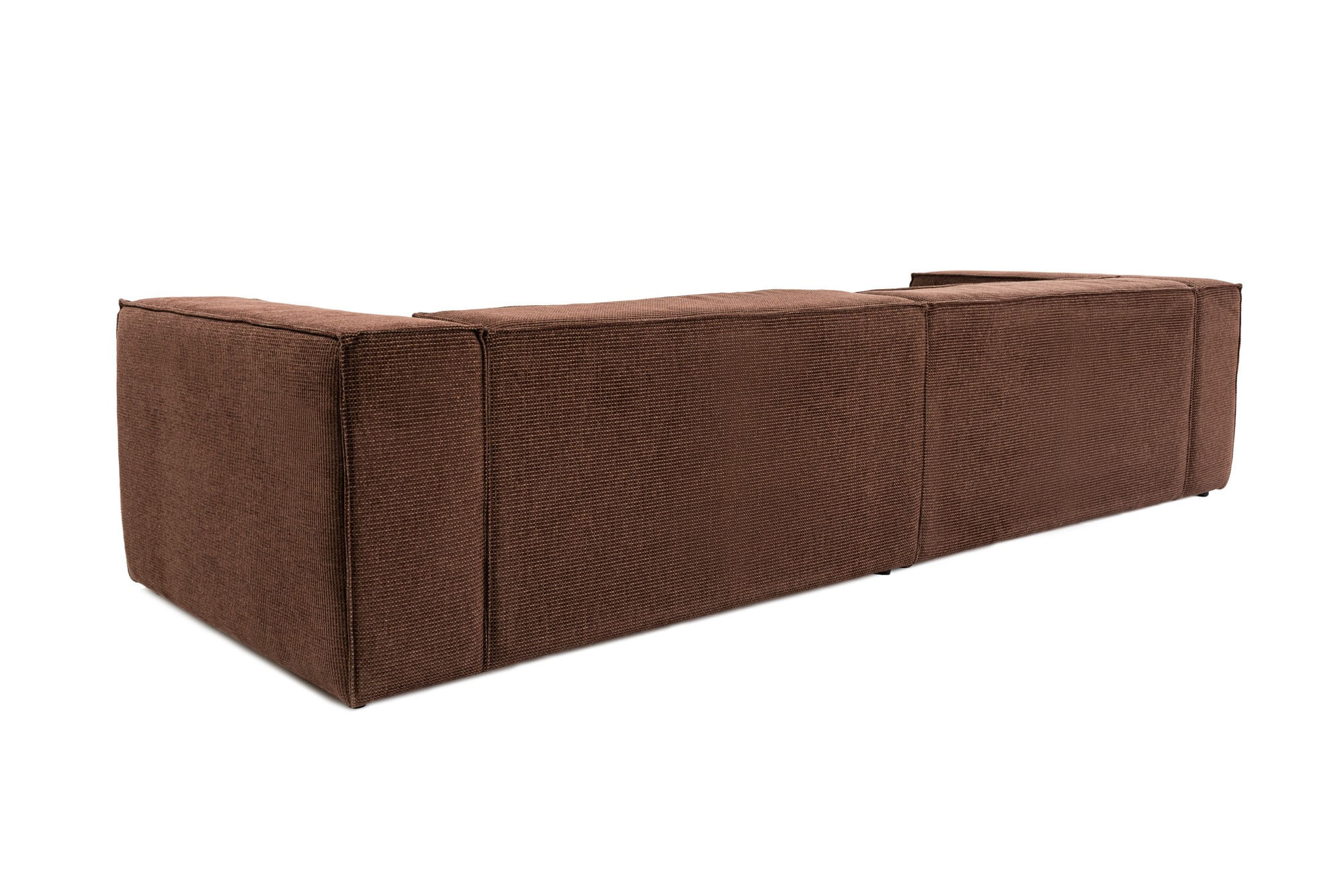 Canapea 4 locuri, Hanah Home, cadru lemn de carpen, tapiterie in, maro, 150x108x65 cm — imaginea 8