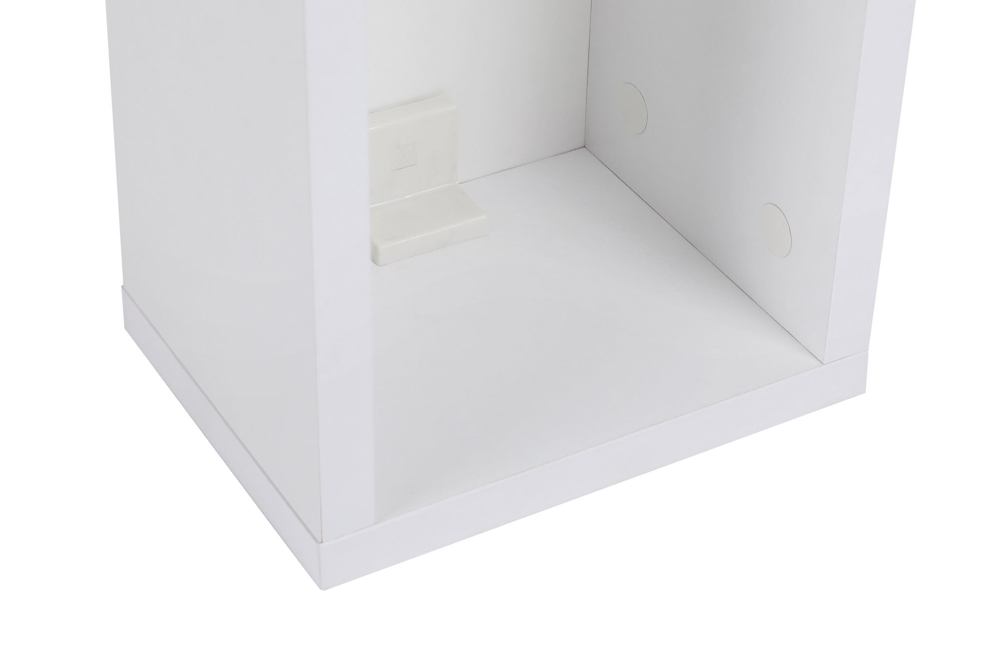 Noptiera, Hanah Home, pal melaminat, alb, 20x65x15 cm