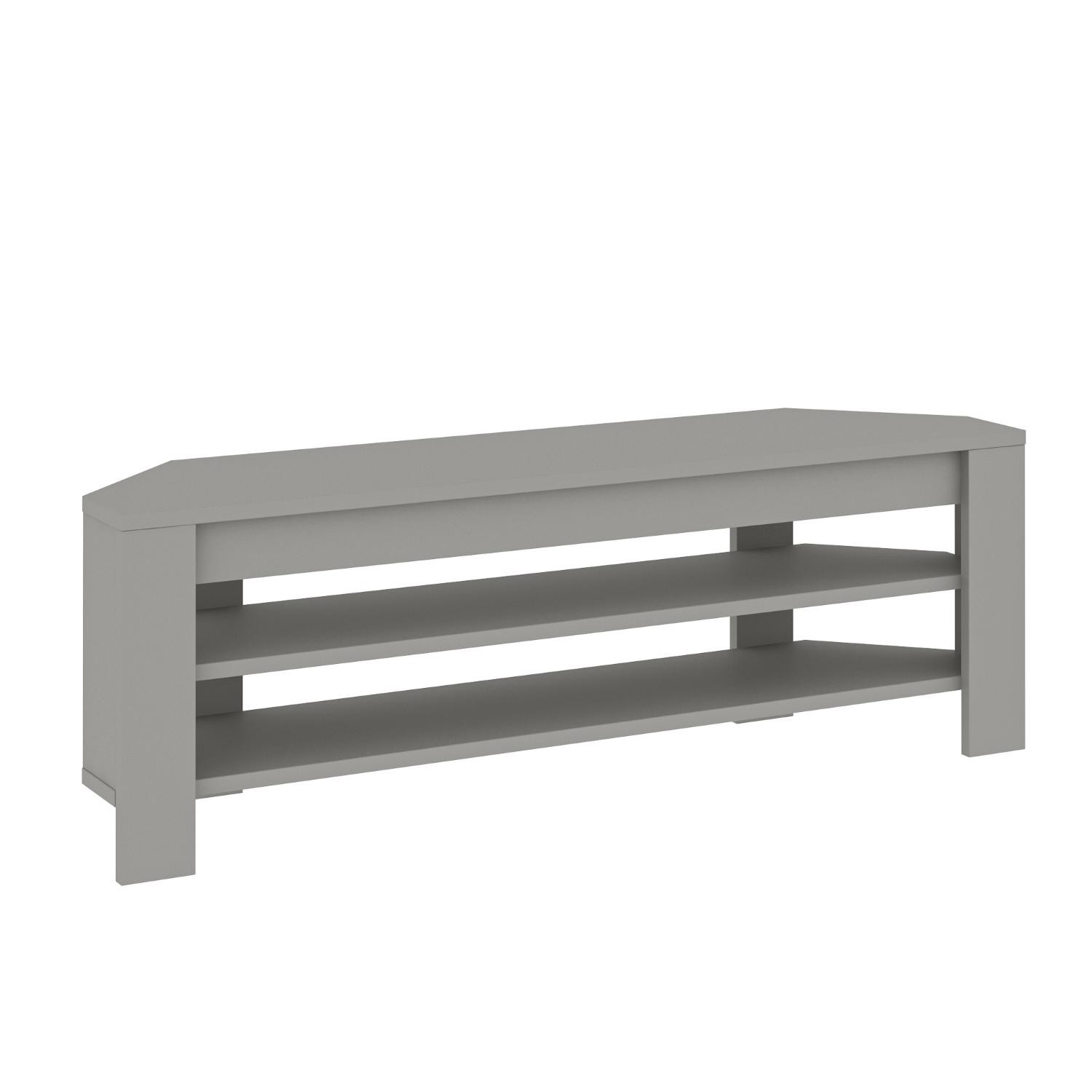 Comoda tv, Hanah Home, pal melaminat, gri, 120x40x30 cm — imaginea 4