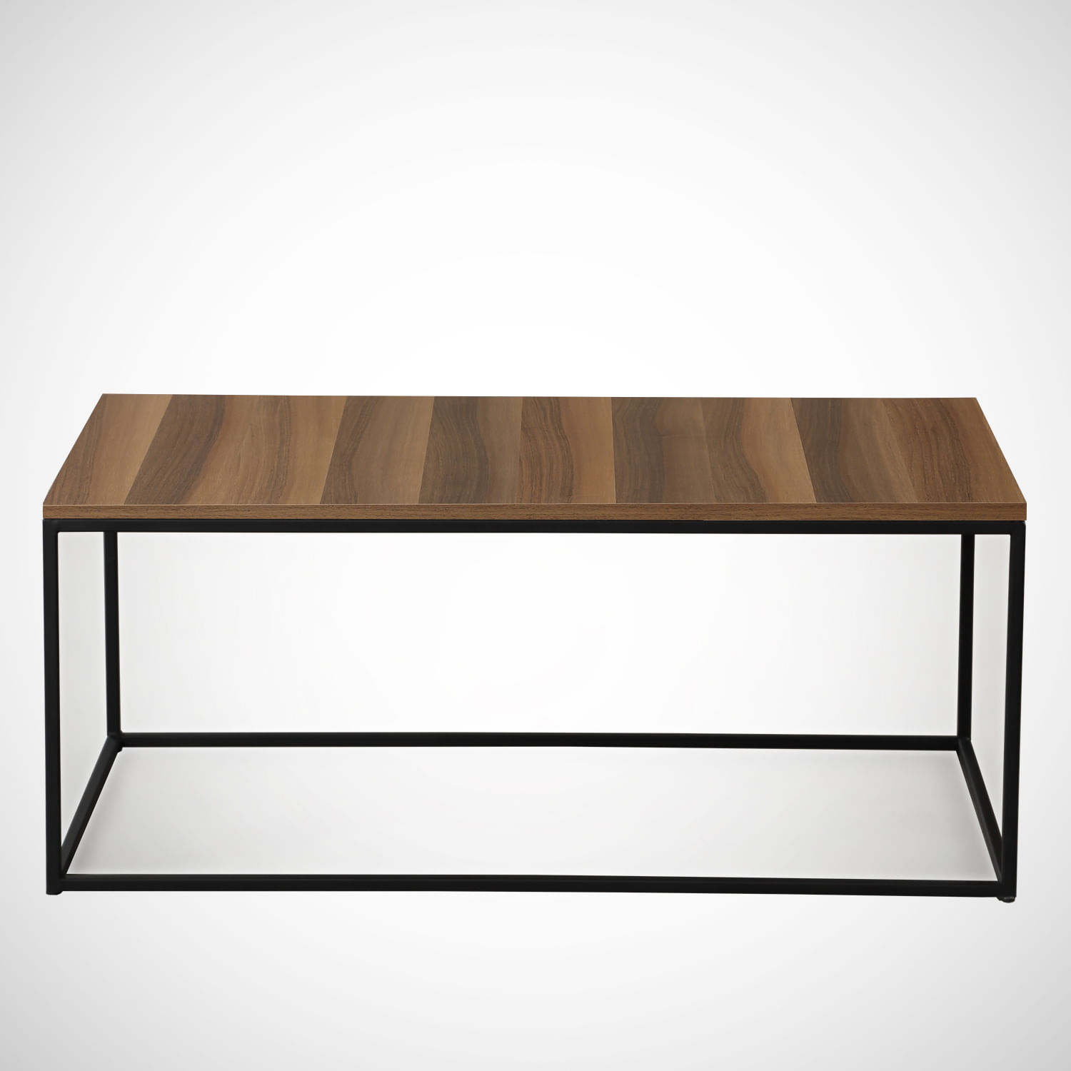 Masuta de cafea, Hanah Home, pal melaminat, nuc, 95x55x43 cm, 801CMY2858 — imaginea 6