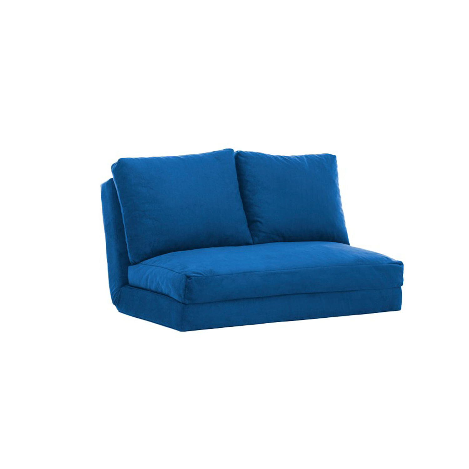 Canapea extensibila, Hanah Home, metal, textil poliester, albastru, 185x120 cm — imaginea 10