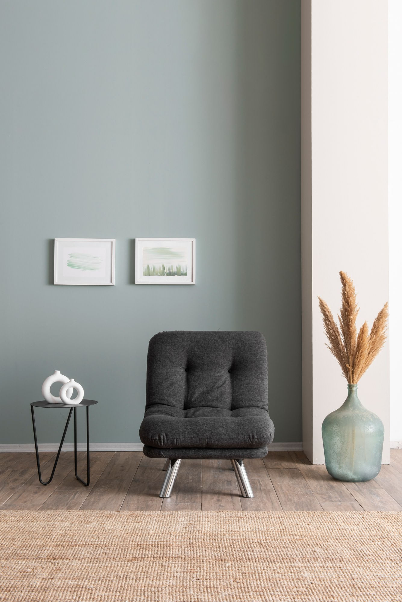 Canapea extensibila, Atelier Del Sofa, in, gri inchis, 110x70 cm — imaginea 3