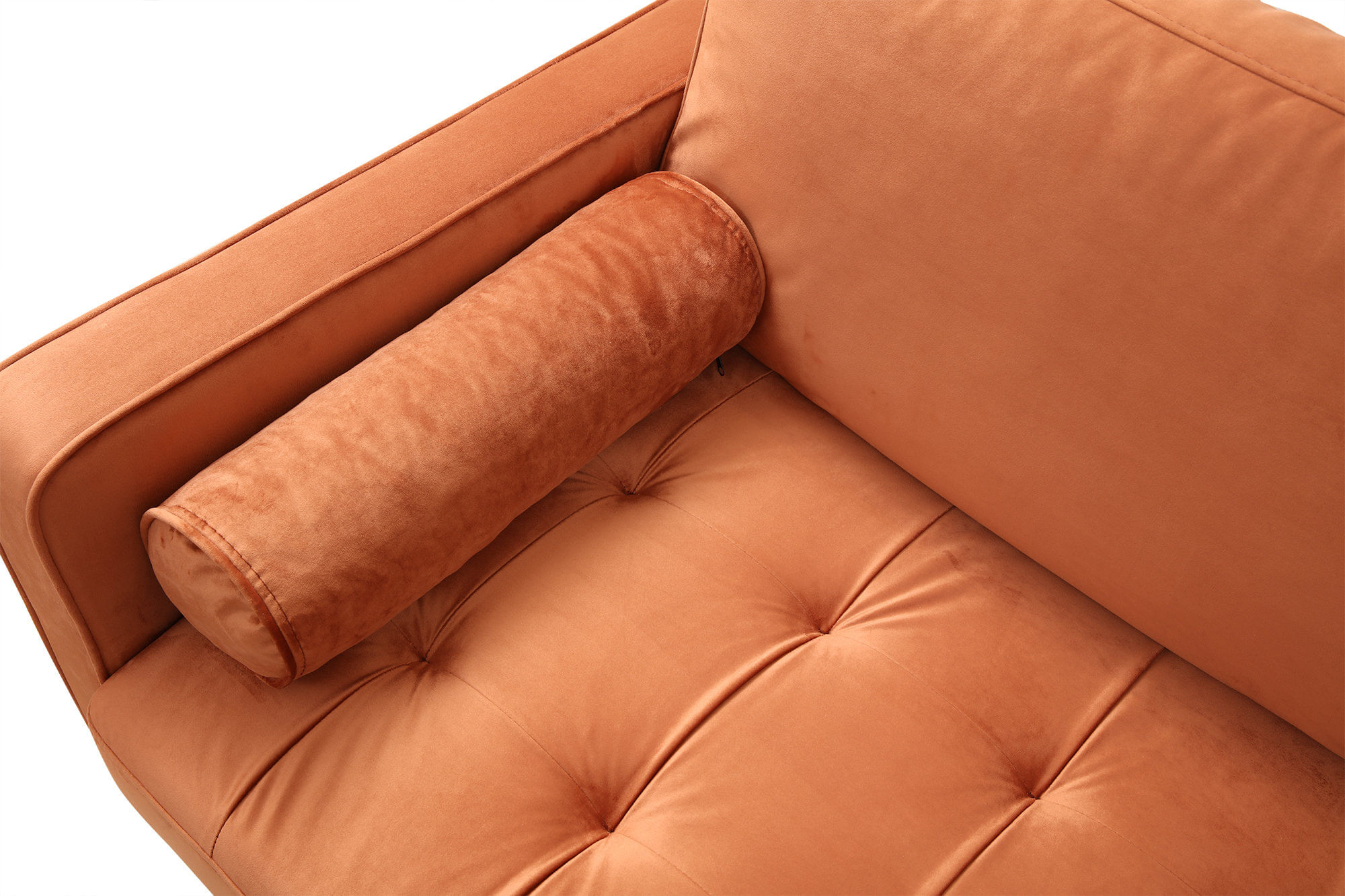 Canapea 3 locuri, Atelier Del Sofa, 100% poliester, portocaliu, 215x90x70 cm — imaginea 9