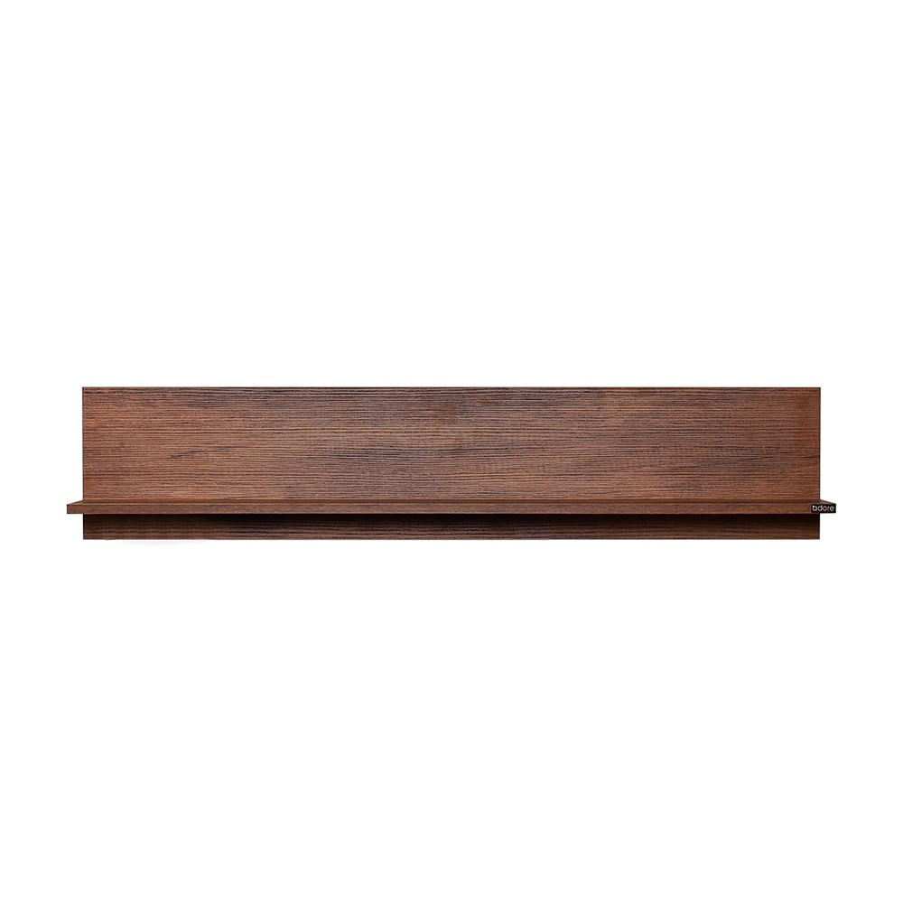 Raft de perete, Hanah Home, pal melaminat, oslo si nuc, 120x25x20 cm — imaginea 3