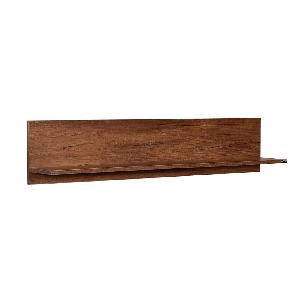 Raft de perete, Hanah Home, pal melaminat, oslo si nuc, 120x25x20 cm — imaginea 5