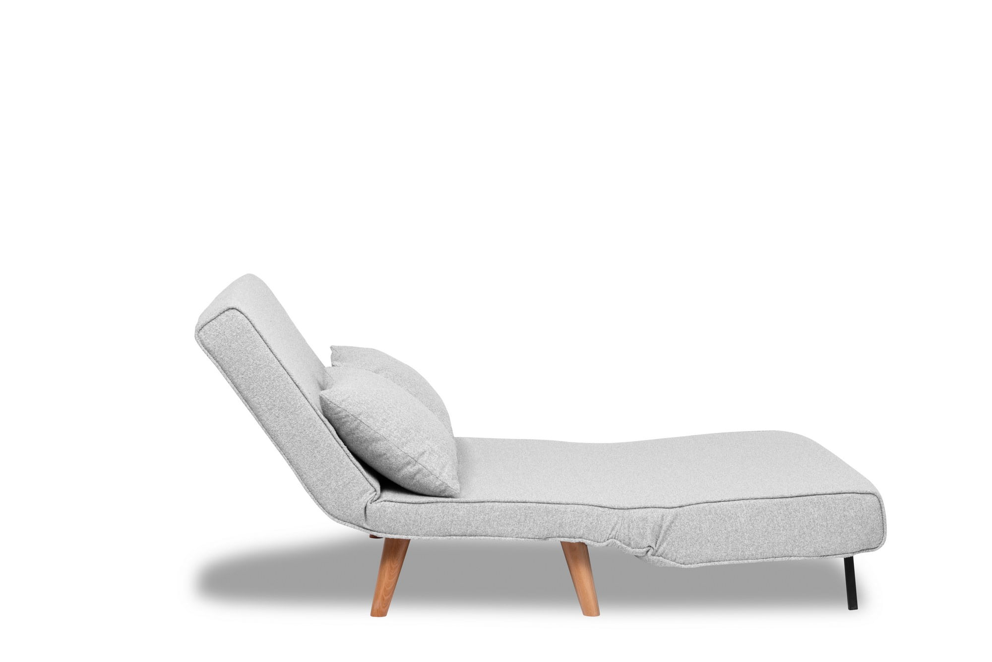 Canapea extensibila 2 locuri, Atelier Del Sofa, stofa teddy, gri, 120x180 cm — imaginea 5