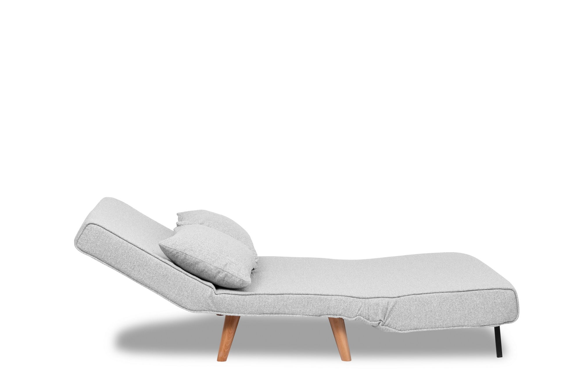 Canapea extensibila 2 locuri, Atelier Del Sofa, stofa teddy, gri, 120x180 cm — imaginea 7