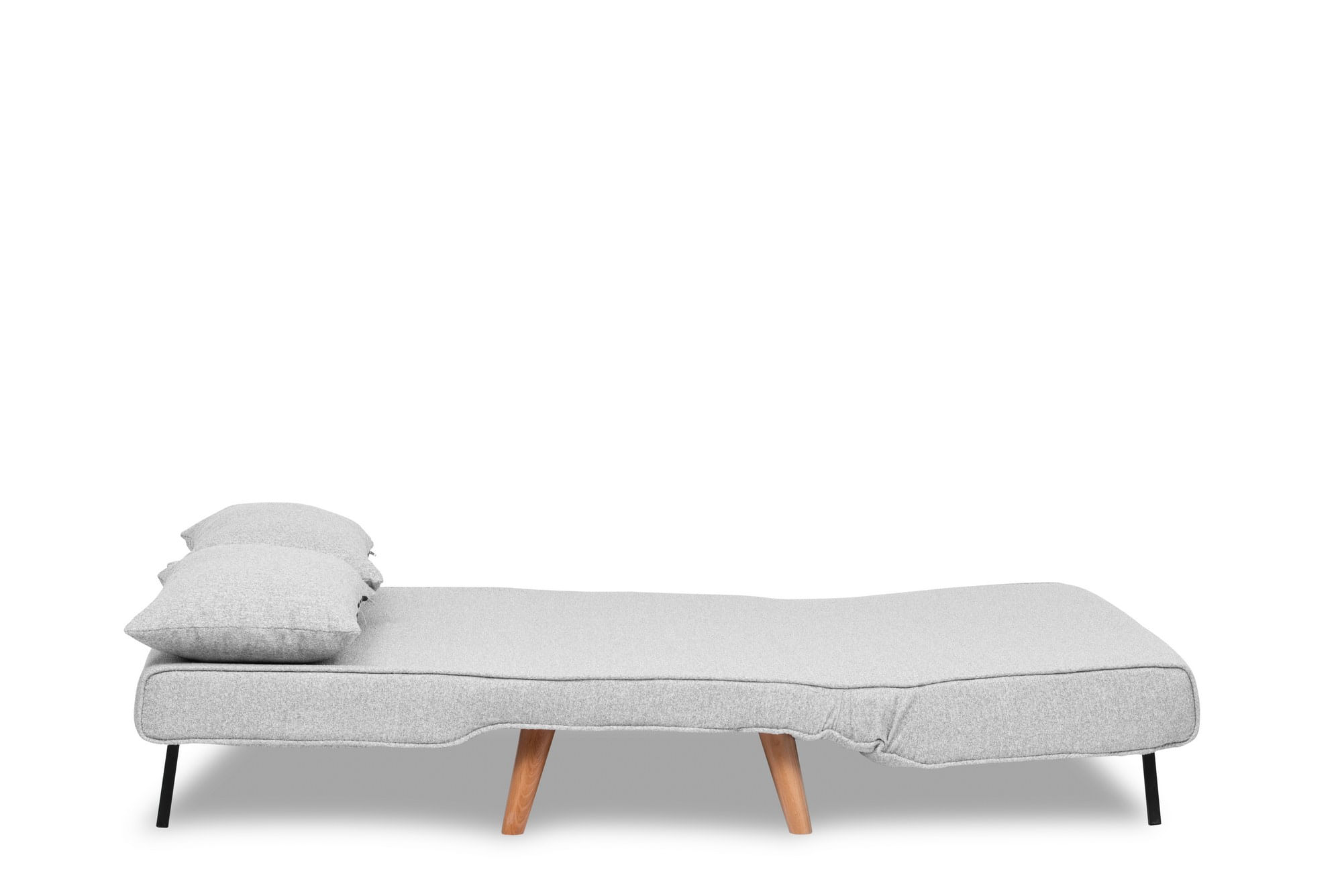 Canapea extensibila 2 locuri, Atelier Del Sofa, stofa teddy, gri, 120x180 cm — imaginea 8