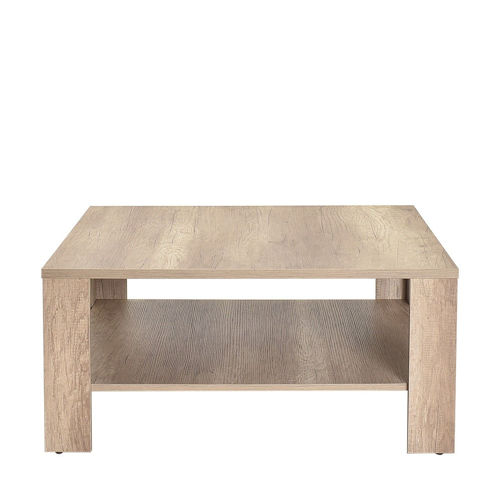 Masuta de cafea, Hanah Home, pal melaminat, nuc deschis, 90x42x90 cm — imaginea 5