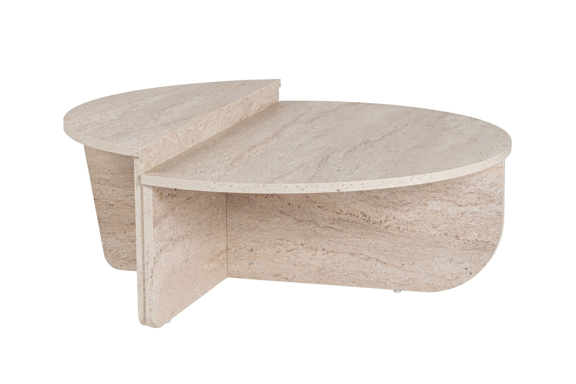 Masa de cafea, Hanah Home, pal melaminat, travertin, 90x30x60 cm
