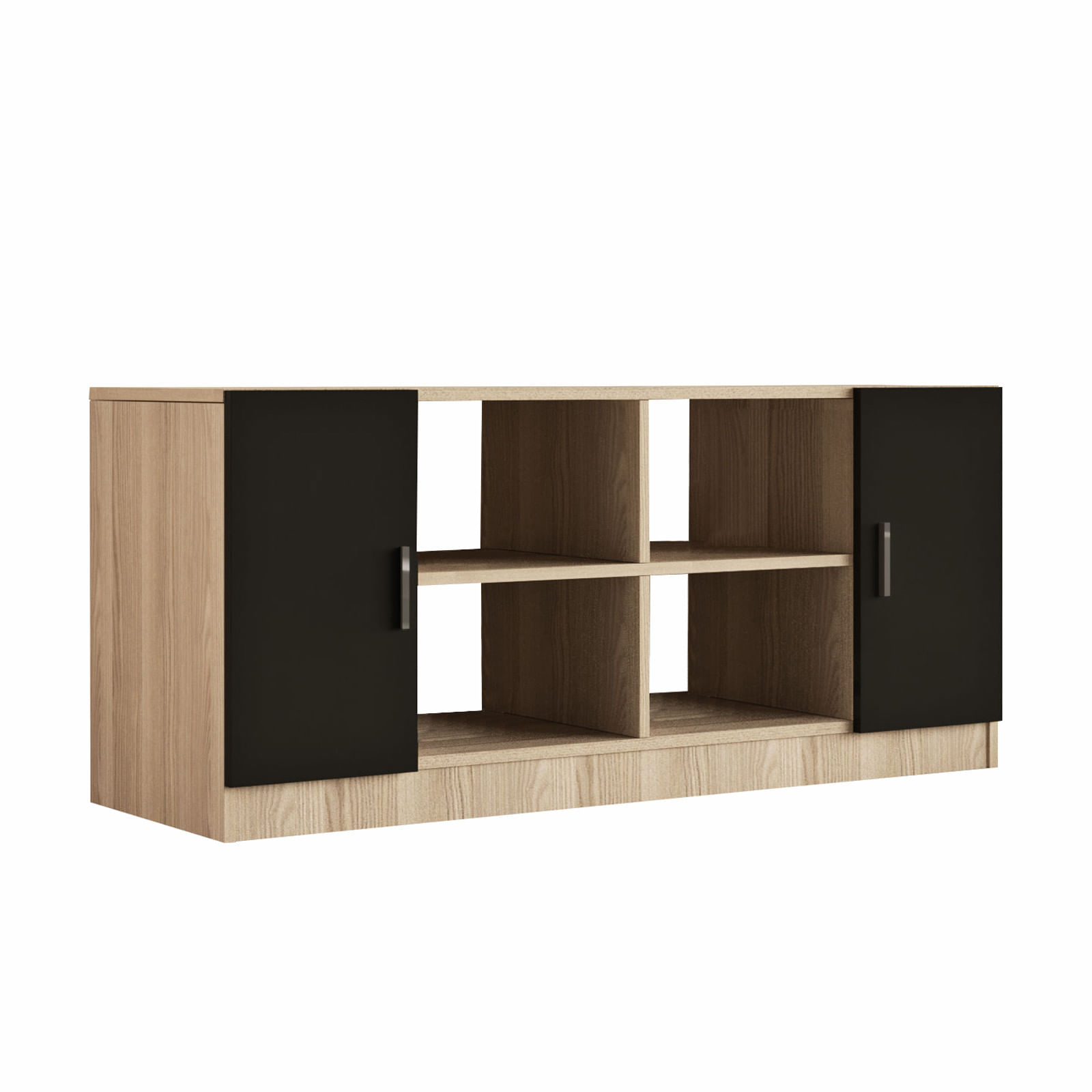 Consola, Hanah Home, pal melaminat, stejar si negru, 139.8x46.3x61.8 cm — imaginea 4