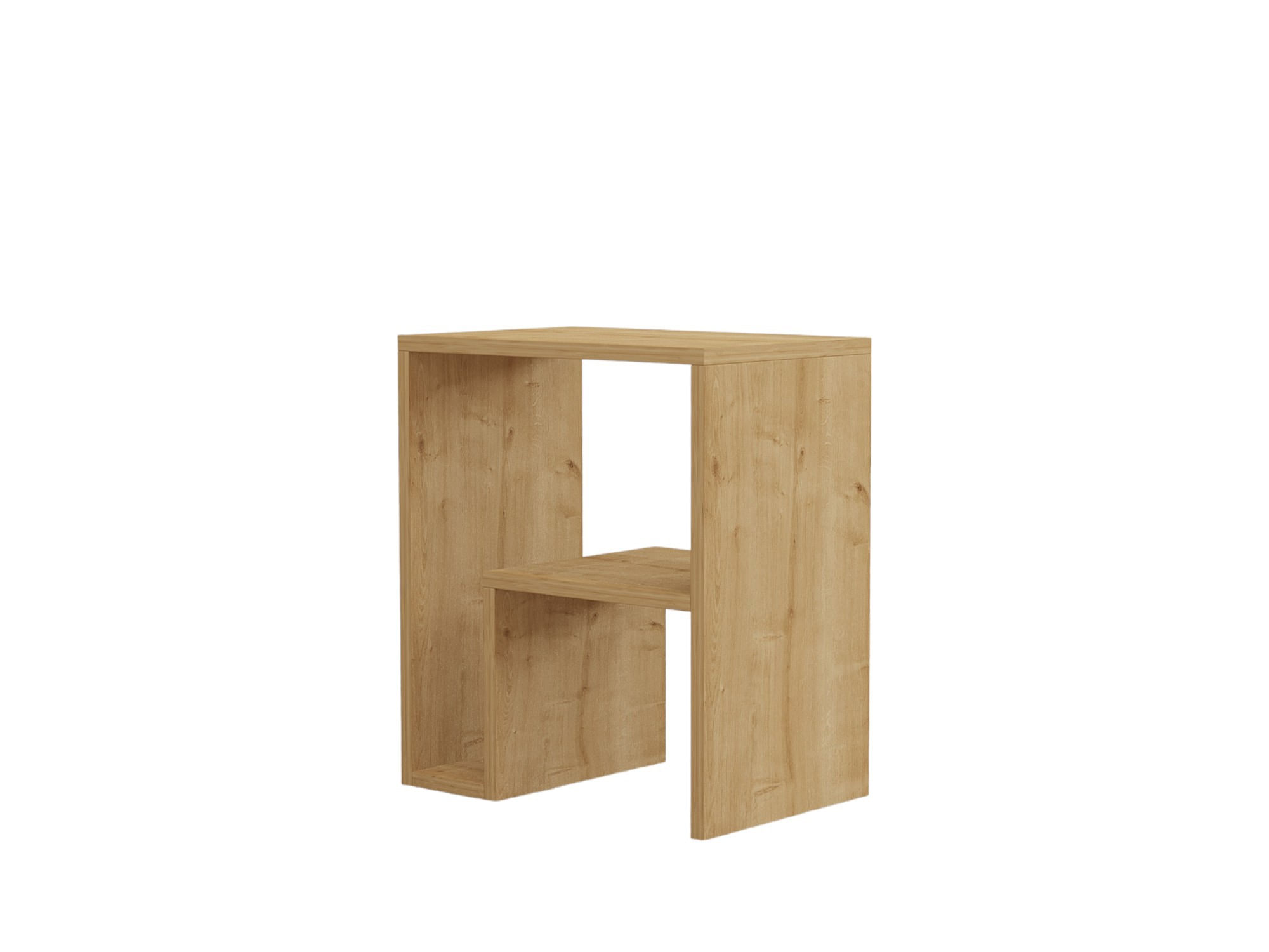 Masuta de cafea, Hanah Home, pal melaminat, stejar safir, 52x45x30 cm — imaginea 2