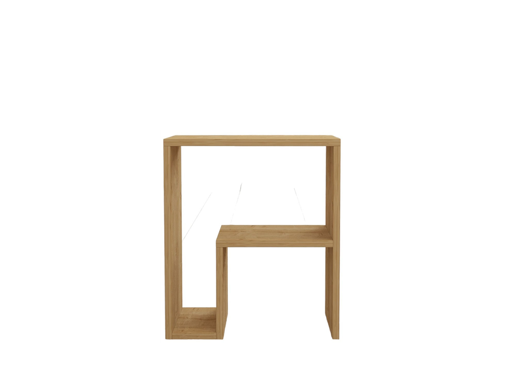Masuta de cafea, Hanah Home, pal melaminat, stejar safir, 52x45x30 cm — imaginea 4