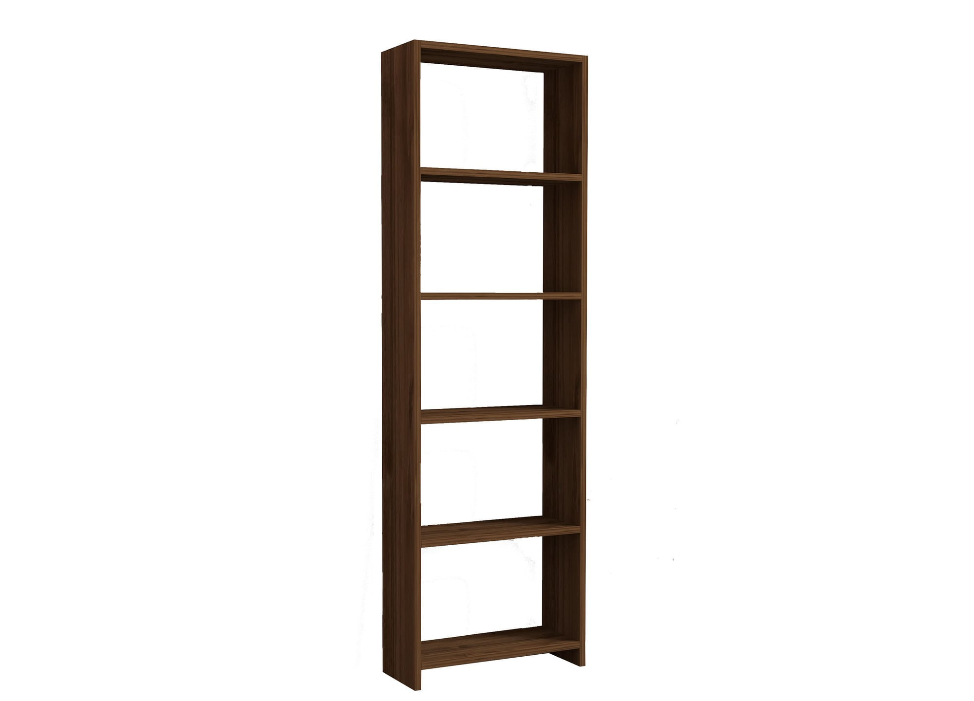Biblioteca, Hanah Home, pal melaminat, nuc, 50x19.6x160 cm