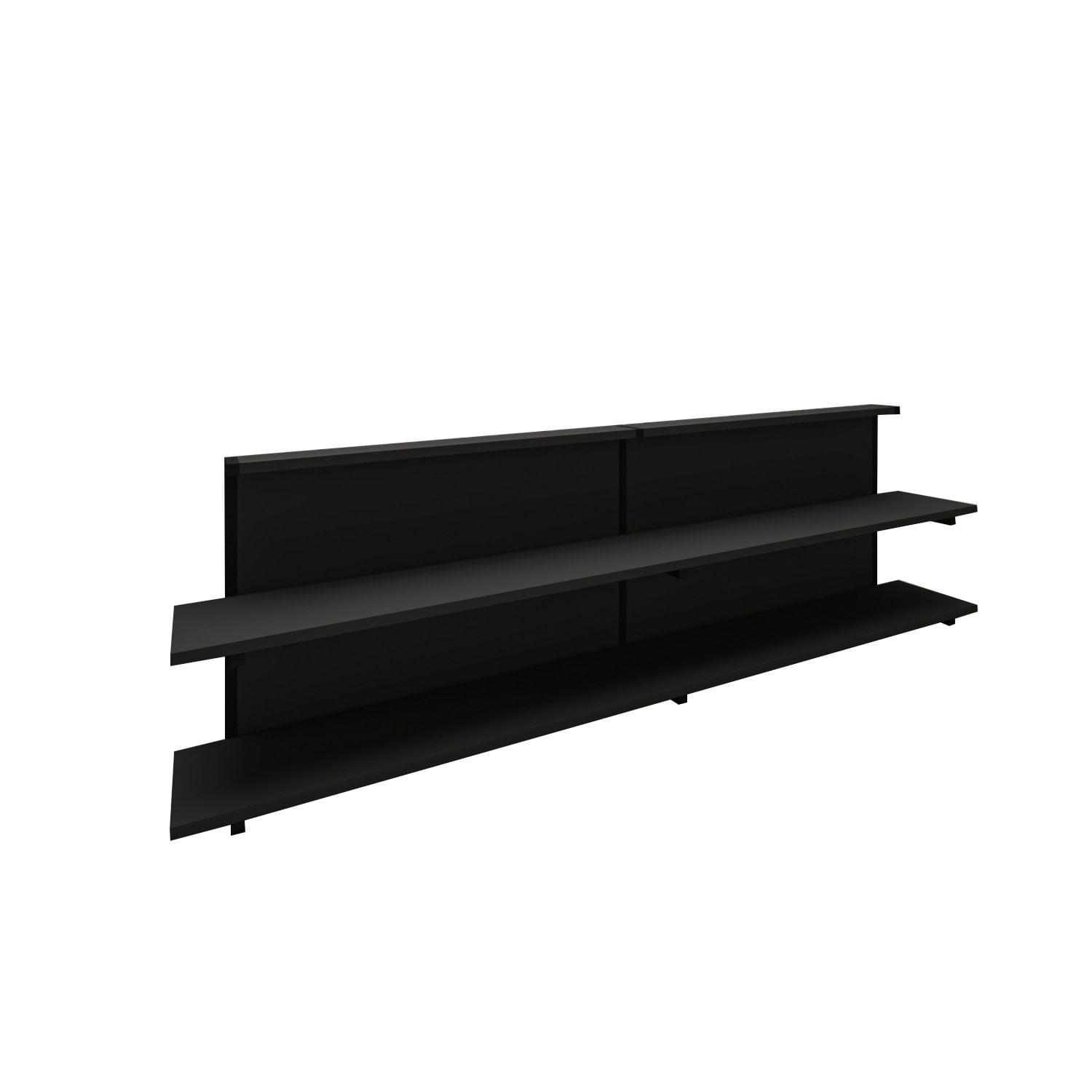 Consola, Hanah Home, pal melaminat si metal, antracit, 180x52x22 cm — imaginea 4