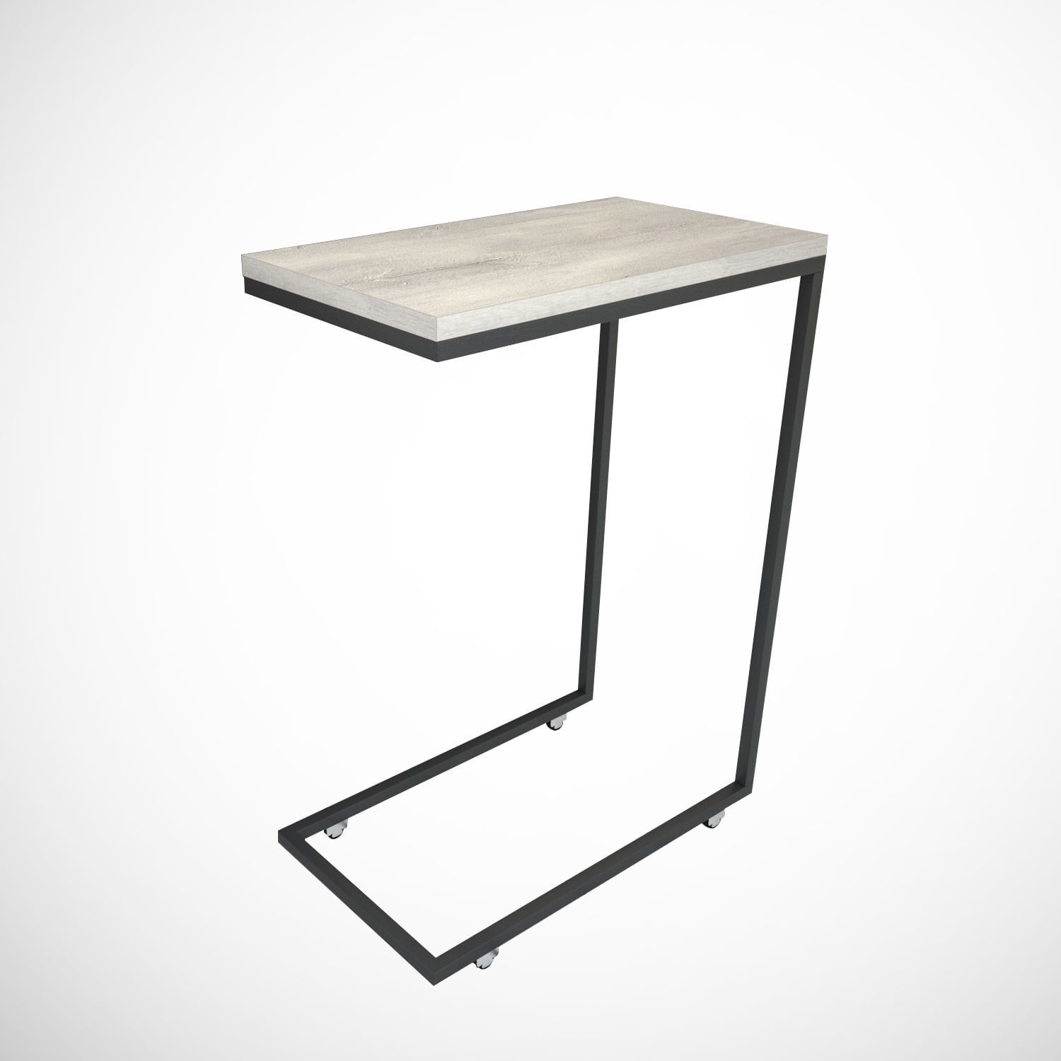 Masuta de cafea, Hanah Home, pal melaminat, stejar, 46x26x62 cm — imaginea 4