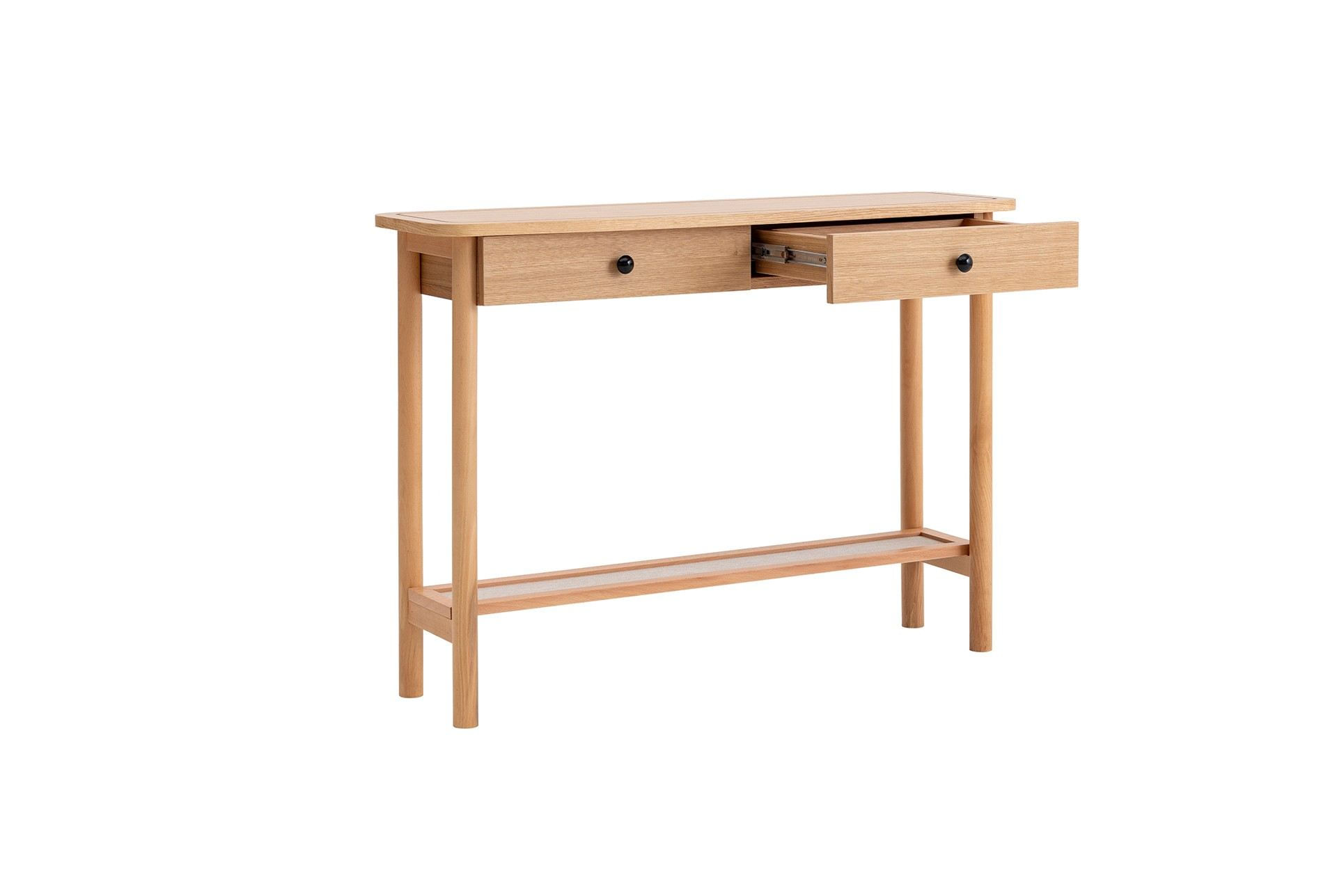 Consola, Hanah Home, mdf, natur, 110x33x80 cm — imaginea 3