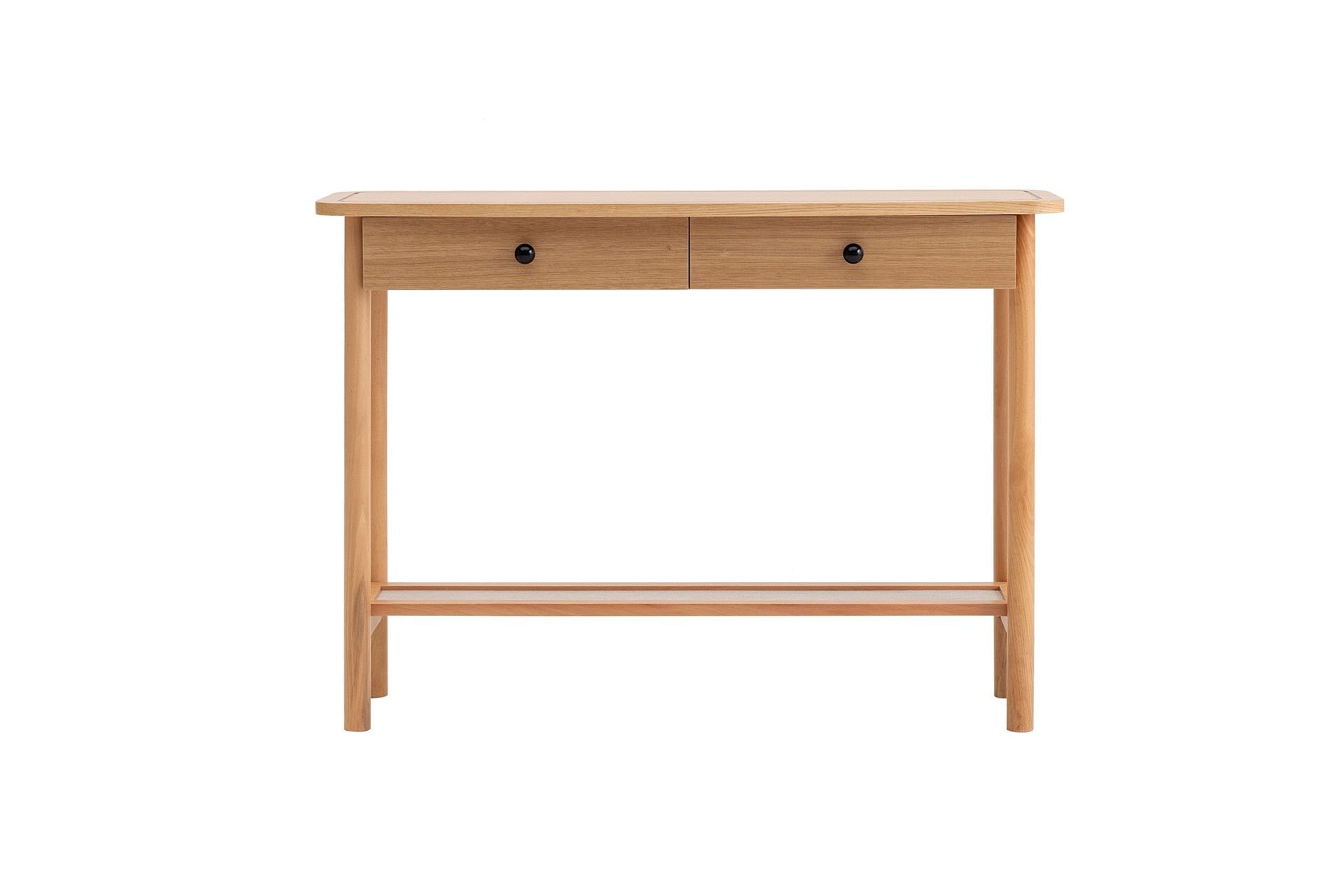 Consola, Hanah Home, mdf, natur, 110x33x80 cm — imaginea 6