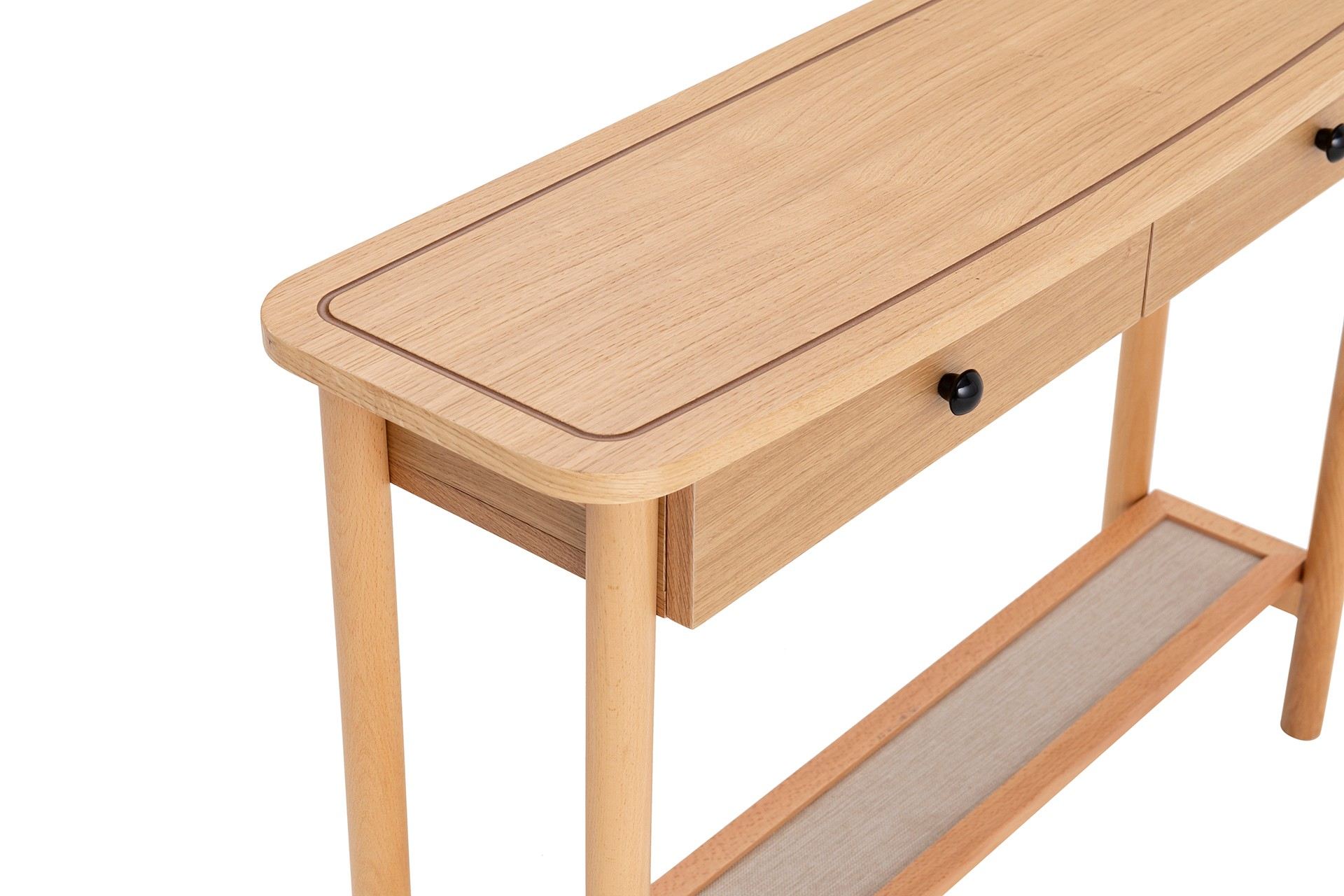 Consola, Hanah Home, mdf, natur, 110x33x80 cm — imaginea 9