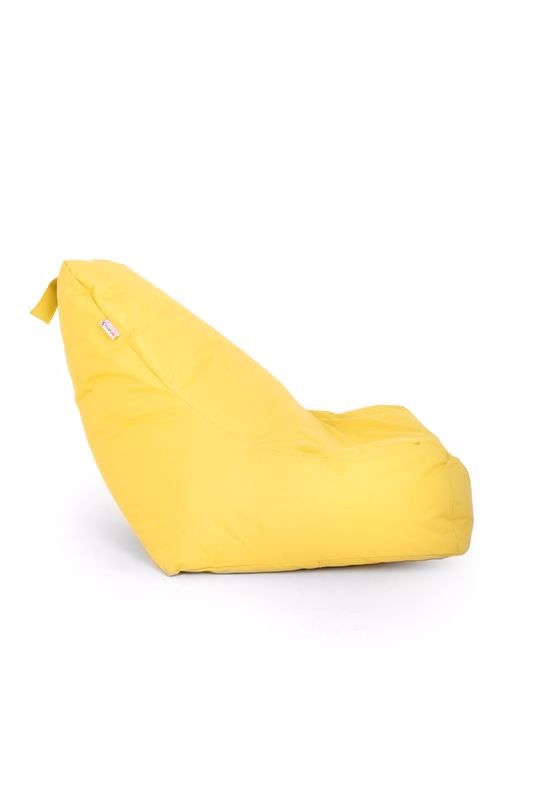 Fotoliu tip bean bag, Atelier Del Sofa, galben, 100% impertex, 75x55x80 cm — imaginea 2