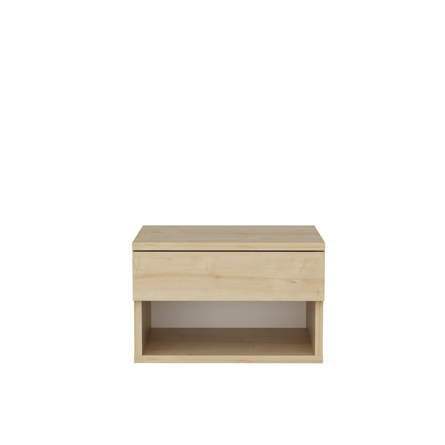 Noptiera, Hanah Home, pal melaminat, stejar, 44.6x29x31.9 cm — imaginea 2