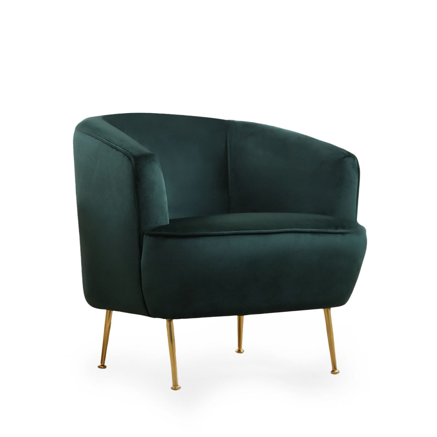 Fotoliu, Hanah Home, lemn fag si pal, verde, 83x75x72 cm — imaginea 3