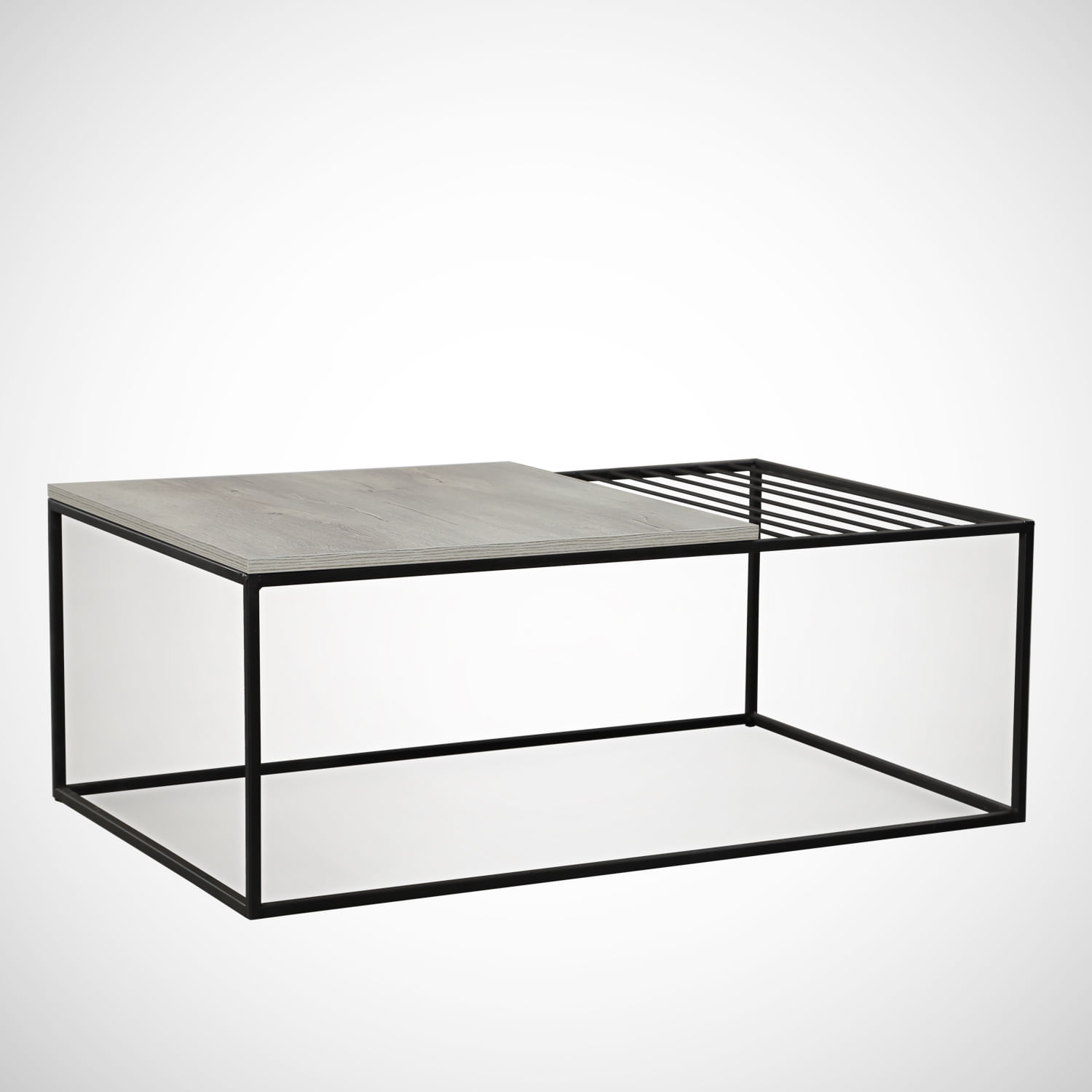 Masuta de cafea, Hanah Home, pal melaminat, stejar marin, 95x55x43 cm, 801CMY2842 — imaginea 5