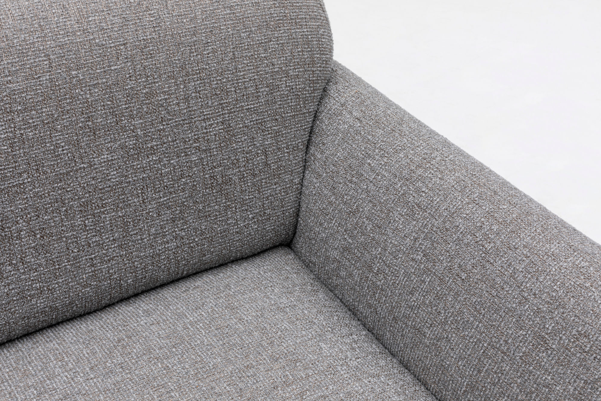 Fotoliu, Hanah Home, poliester, gri deschis, 90x86x86 cm — imaginea 6