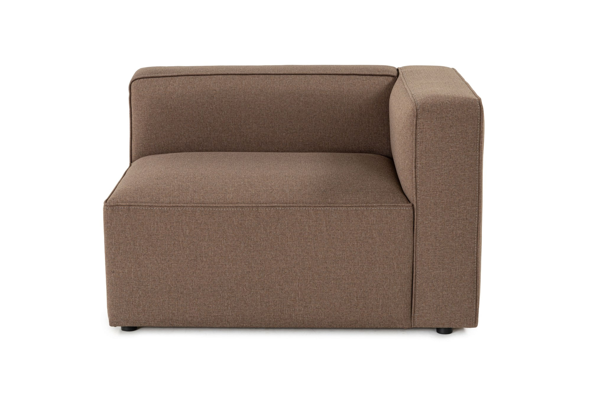 Canapea 1 loc, Atelier Del Sofa, material textil, maro, 110x90x69 cm — imaginea 3