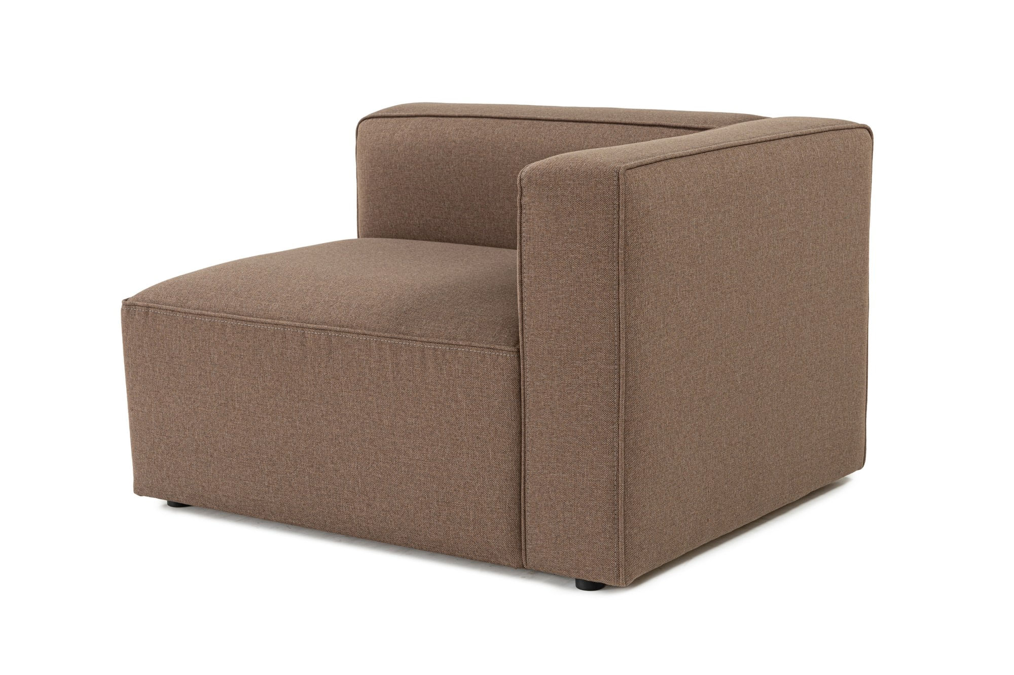 Canapea 1 loc, Atelier Del Sofa, material textil, maro, 110x90x69 cm — imaginea 4