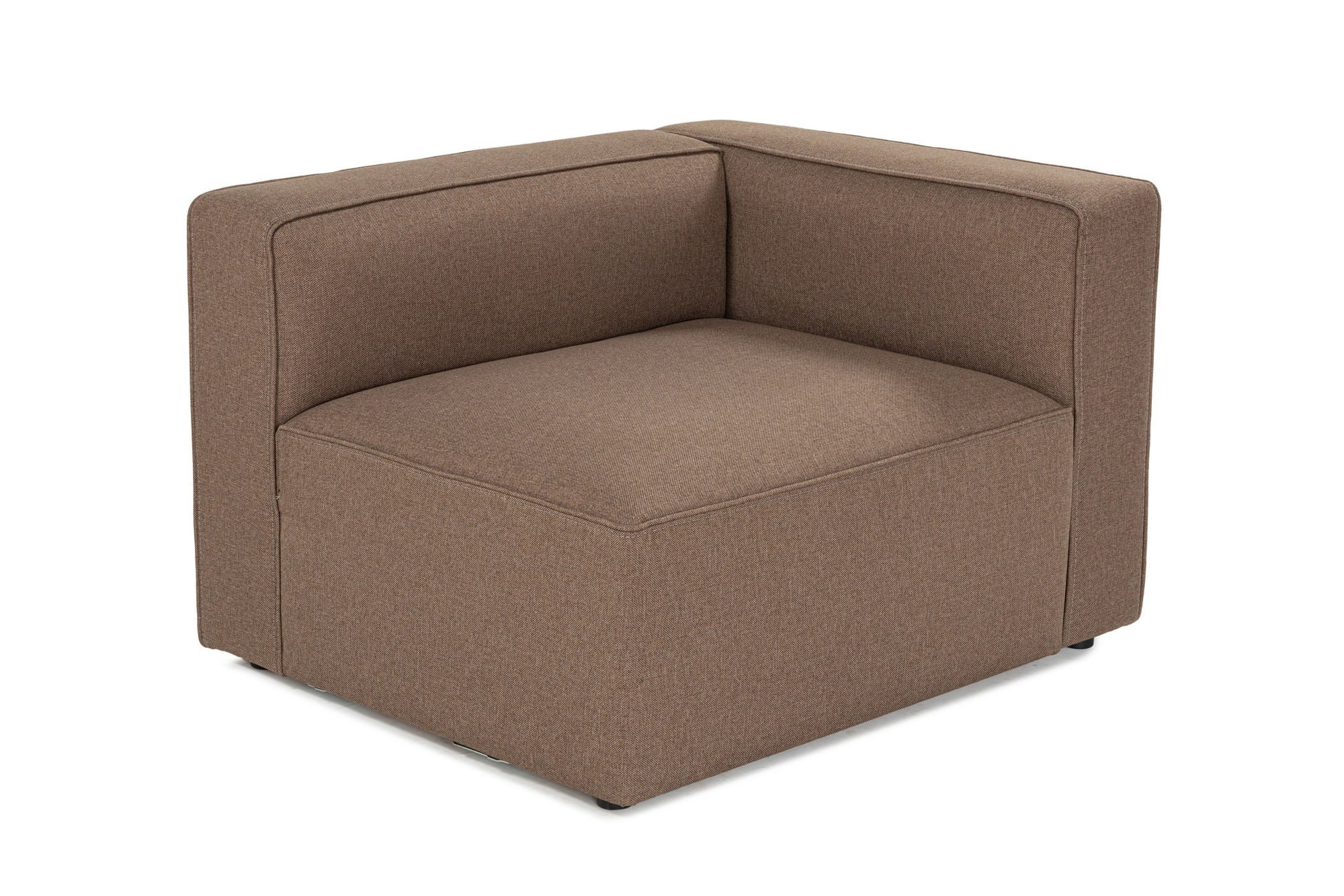 Canapea 1 loc, Atelier Del Sofa, material textil, maro, 110x90x69 cm — imaginea 5