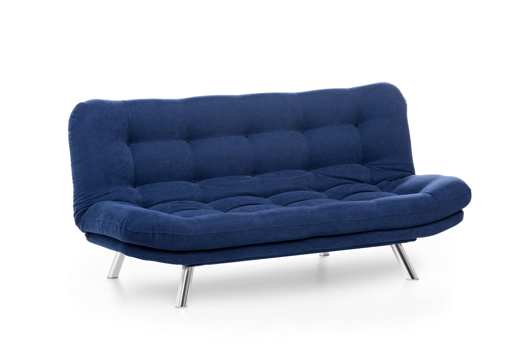 Canapea extensibila, Hanah Home, metal, albastru marin, 200x95x105 cm — imaginea 3