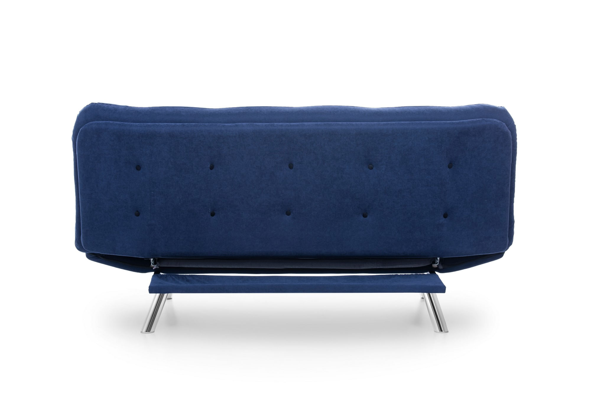Canapea extensibila, Hanah Home, metal, albastru marin, 200x95x105 cm — imaginea 4