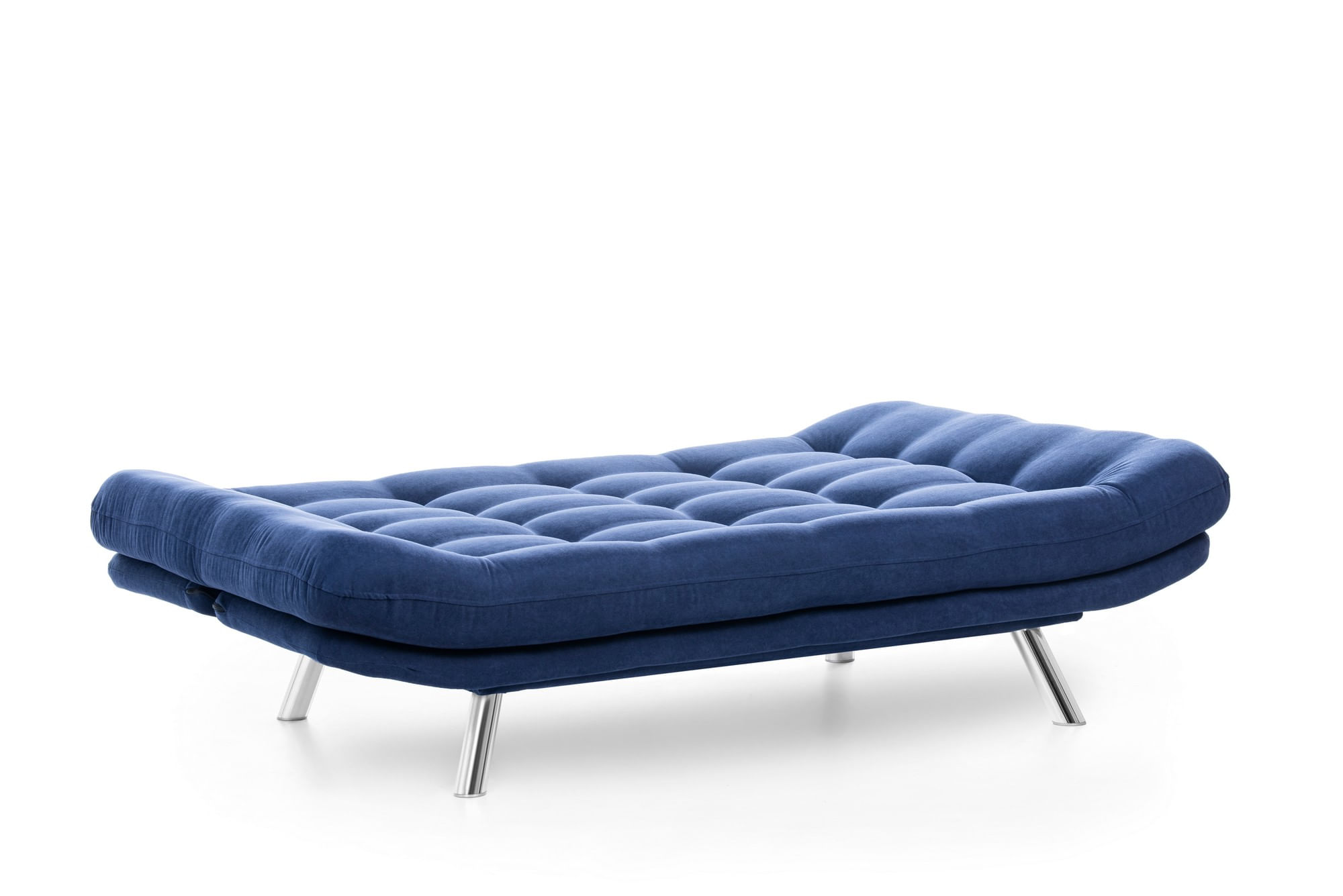 Canapea extensibila, Hanah Home, metal, albastru marin, 200x95x105 cm — imaginea 5