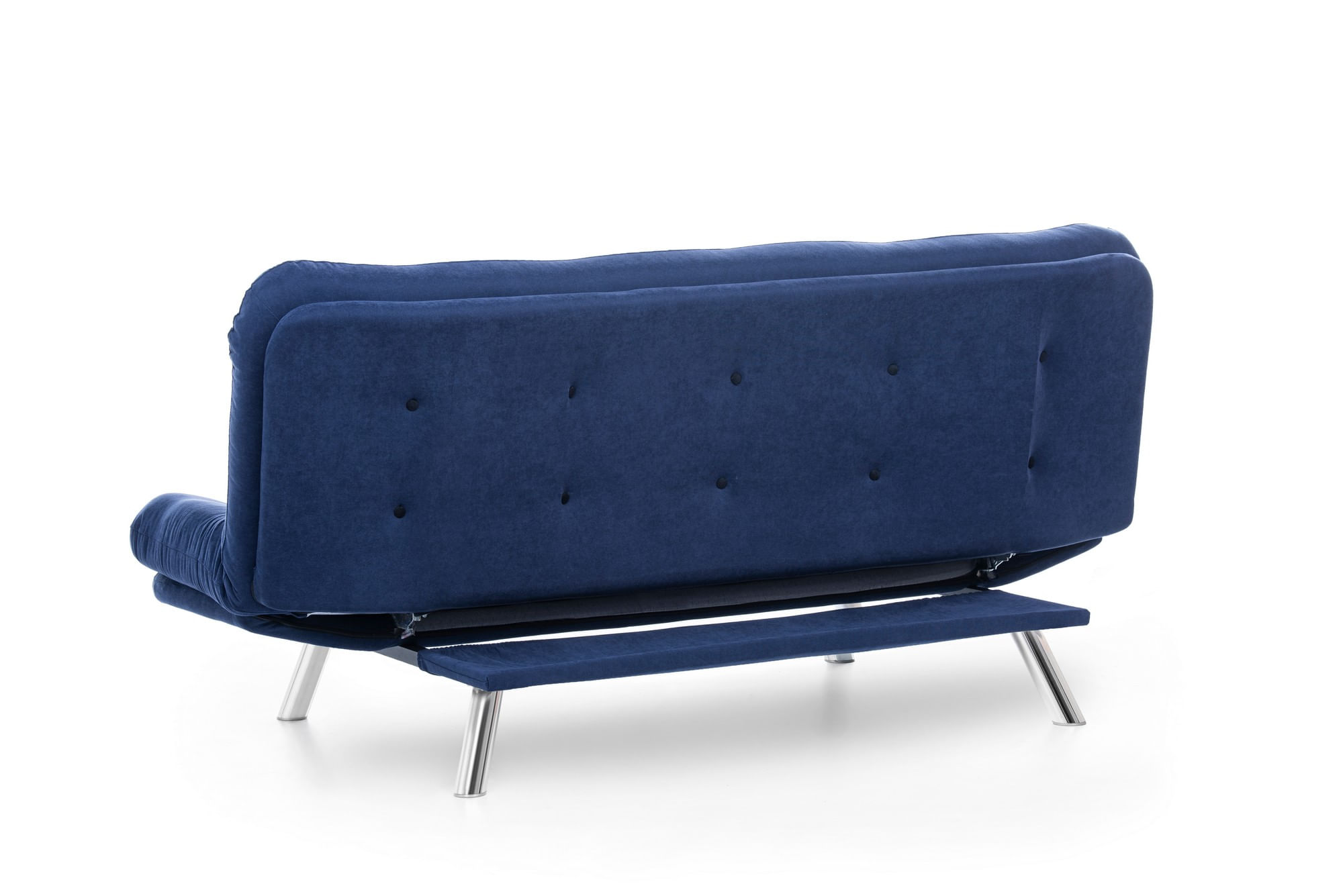 Canapea extensibila, Hanah Home, metal, albastru marin, 200x95x105 cm — imaginea 6