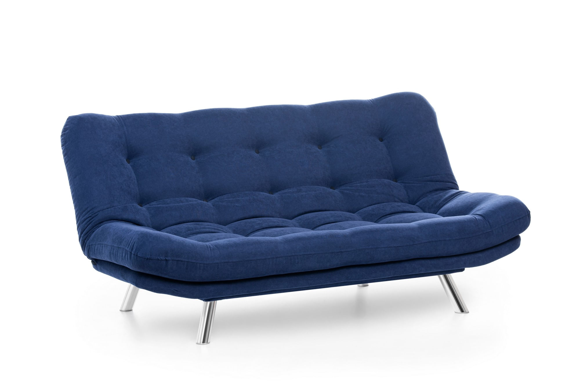 Canapea extensibila, Hanah Home, metal, albastru marin, 200x95x105 cm — imaginea 9