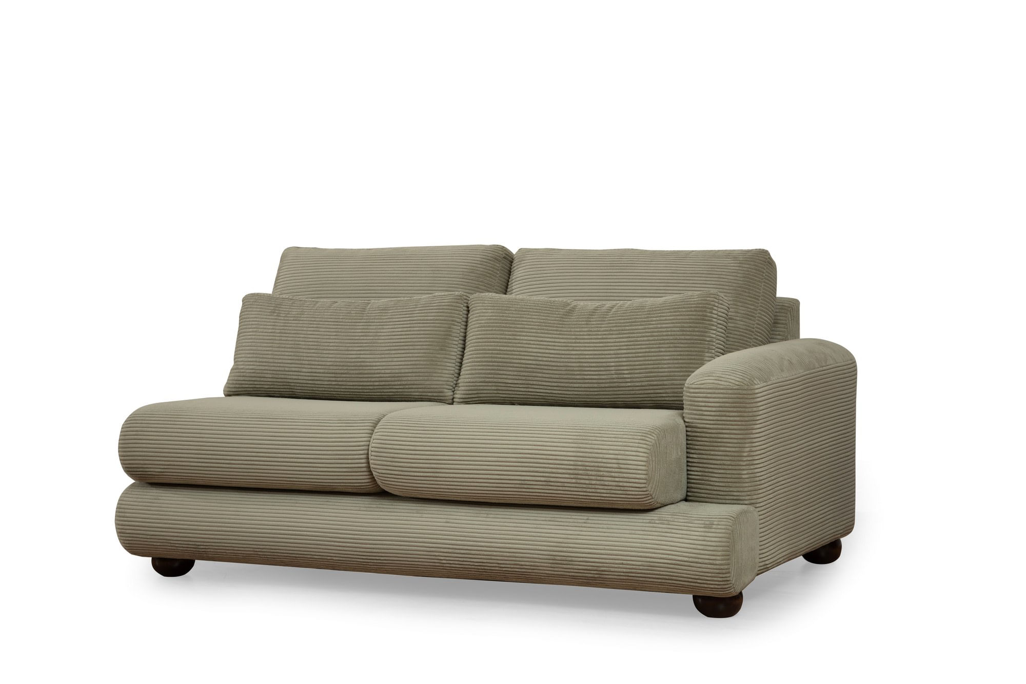 Canapea 4 locuri, Hanah Home, lemn fag, verde, 330x105x90 cm — imaginea 11