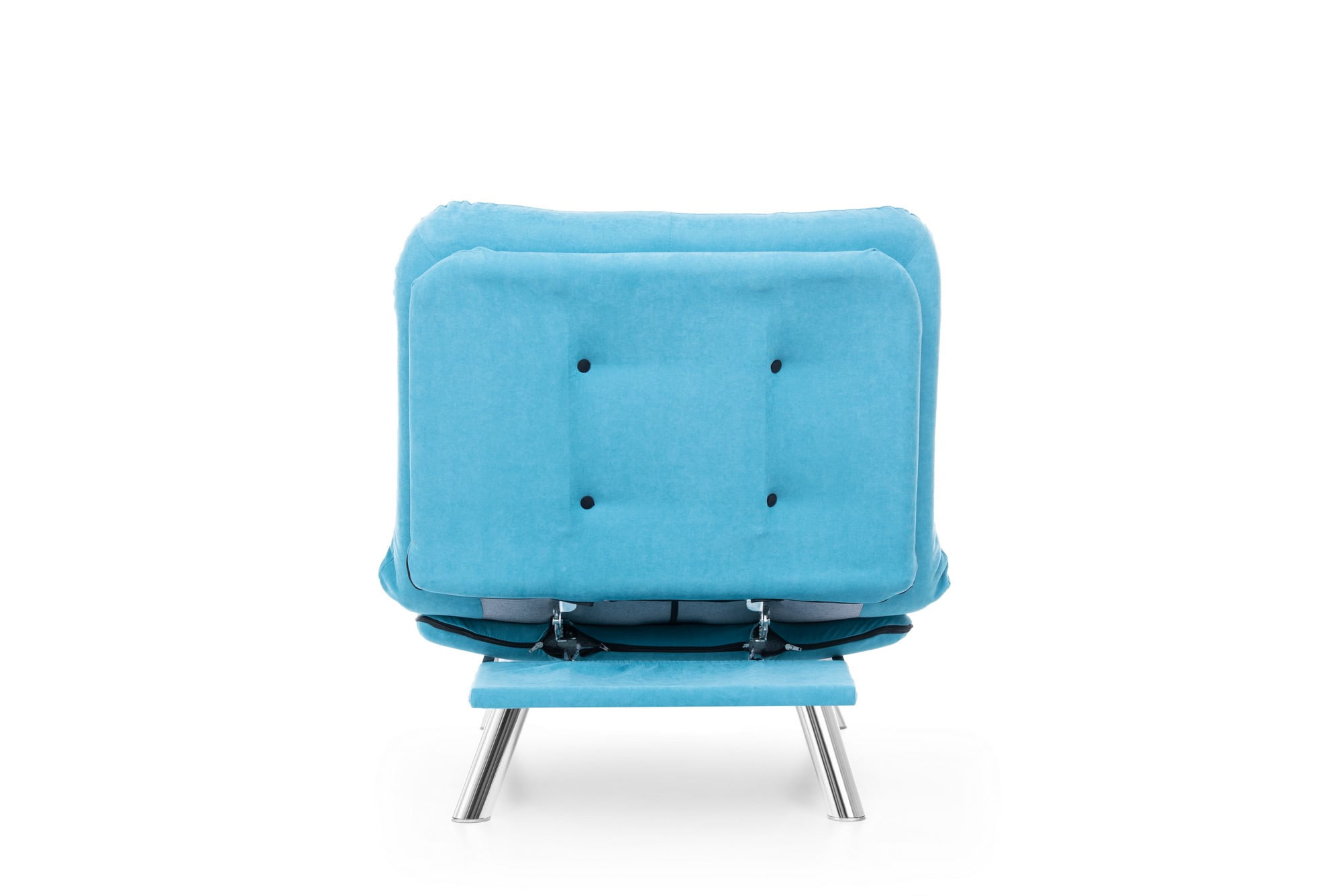 Fotoliu, Hanah Home, metal, turcoaz, 88x90x105 cm — imaginea 9
