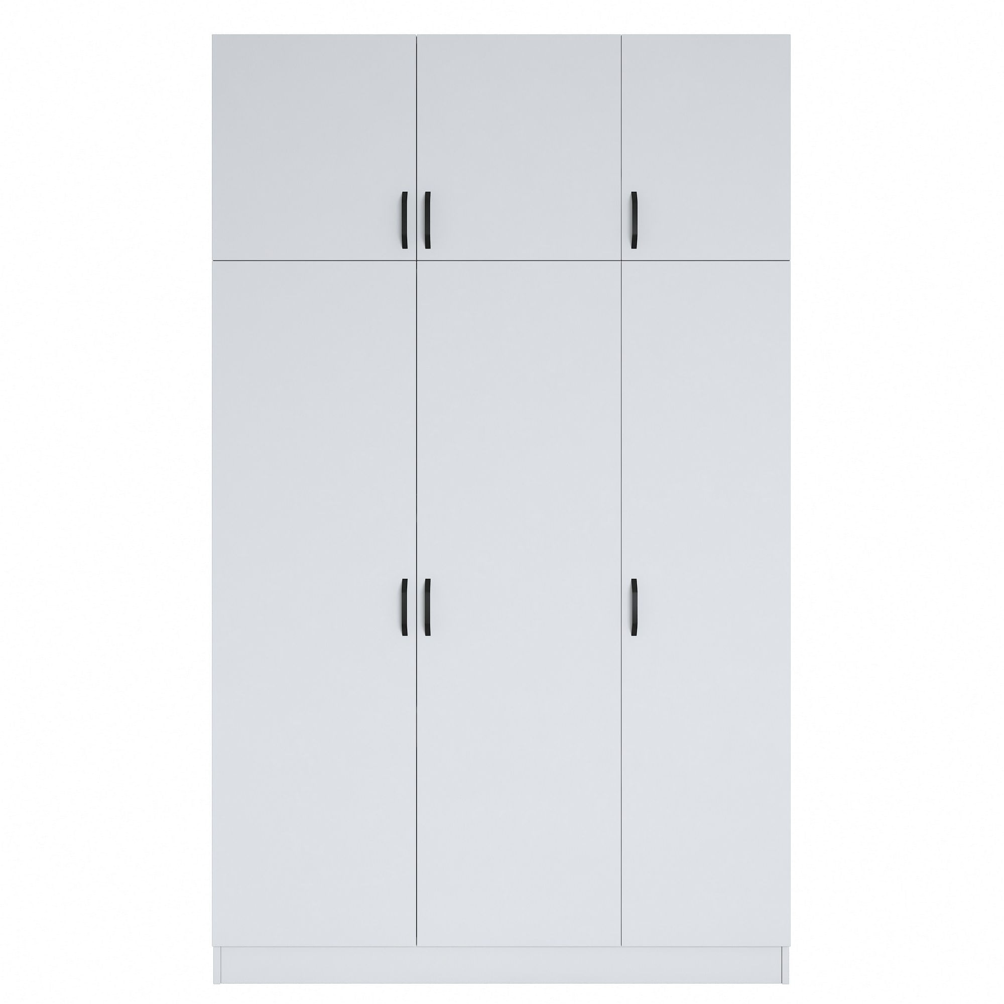 Dulap, Hanah Home, pal melaminat, alb, 145x55x239 cm — imaginea 3