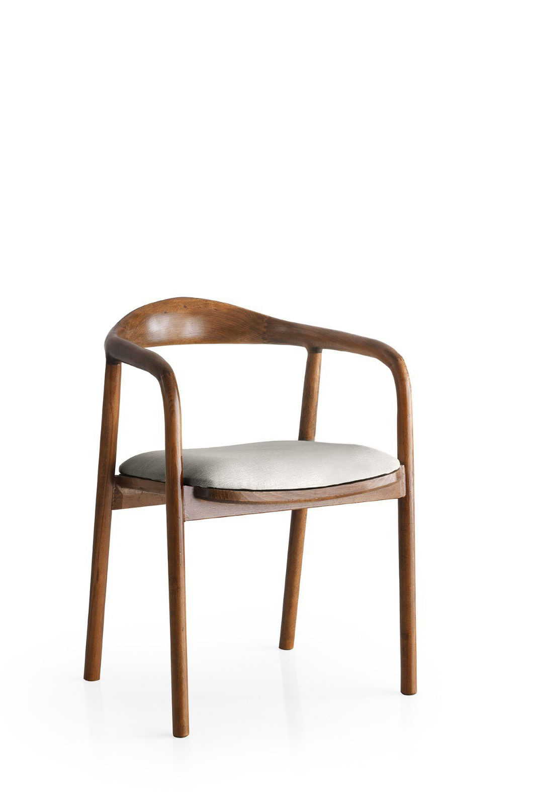 Fotoliu, Hanah Home, catifea, gri deschis, 52x51x77 cm — imaginea 2