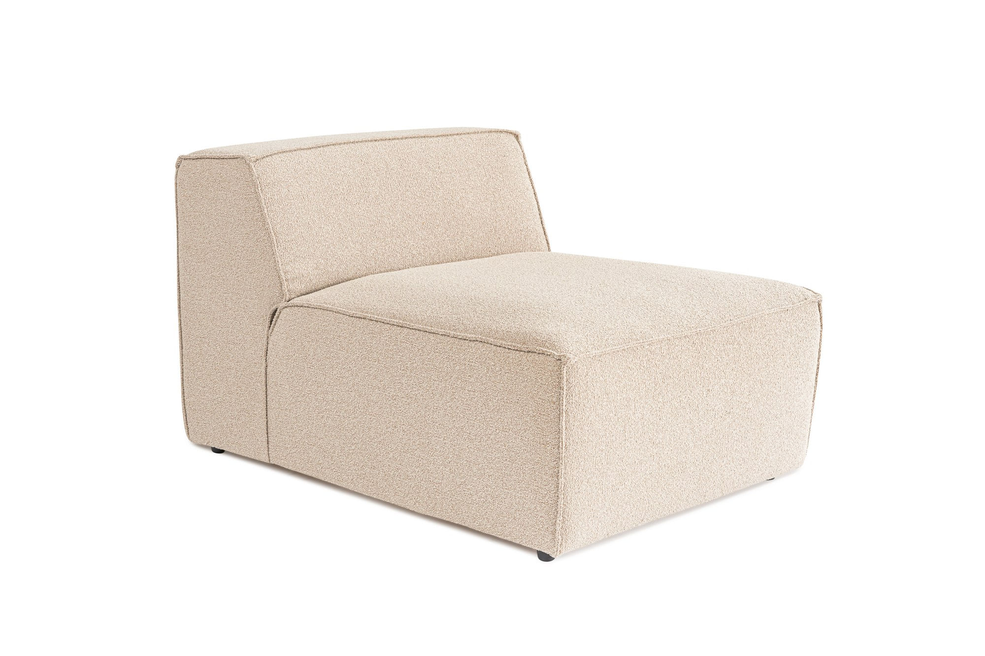 Canapea 1 loc, Atelier Del Sofa, cadru lemn de carpen, stofa in, piersica, 83x108x65 cm — imaginea 2