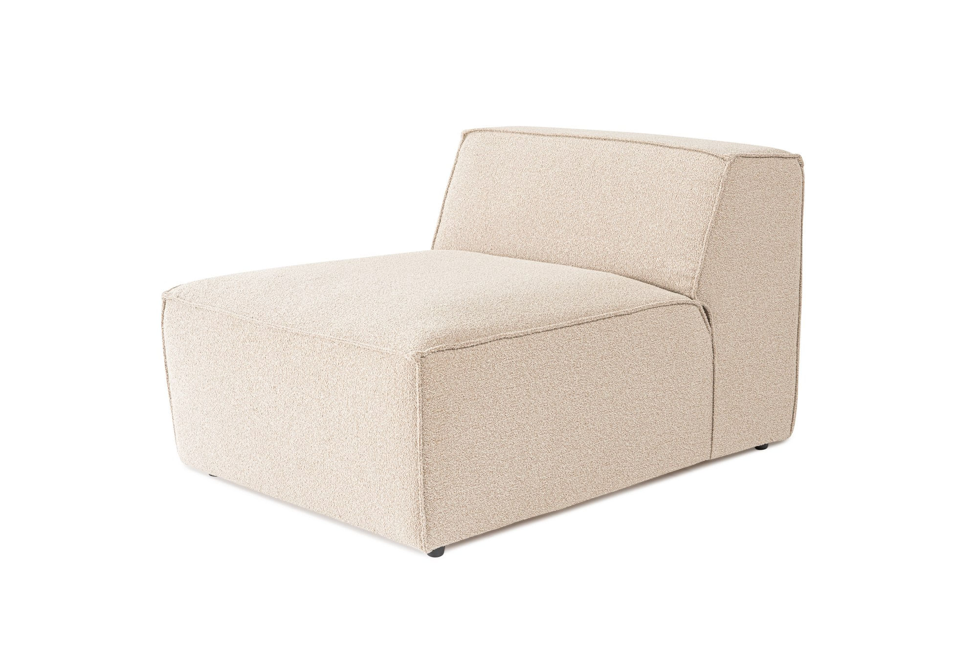 Canapea 1 loc, Atelier Del Sofa, cadru lemn de carpen, stofa in, piersica, 83x108x65 cm — imaginea 4